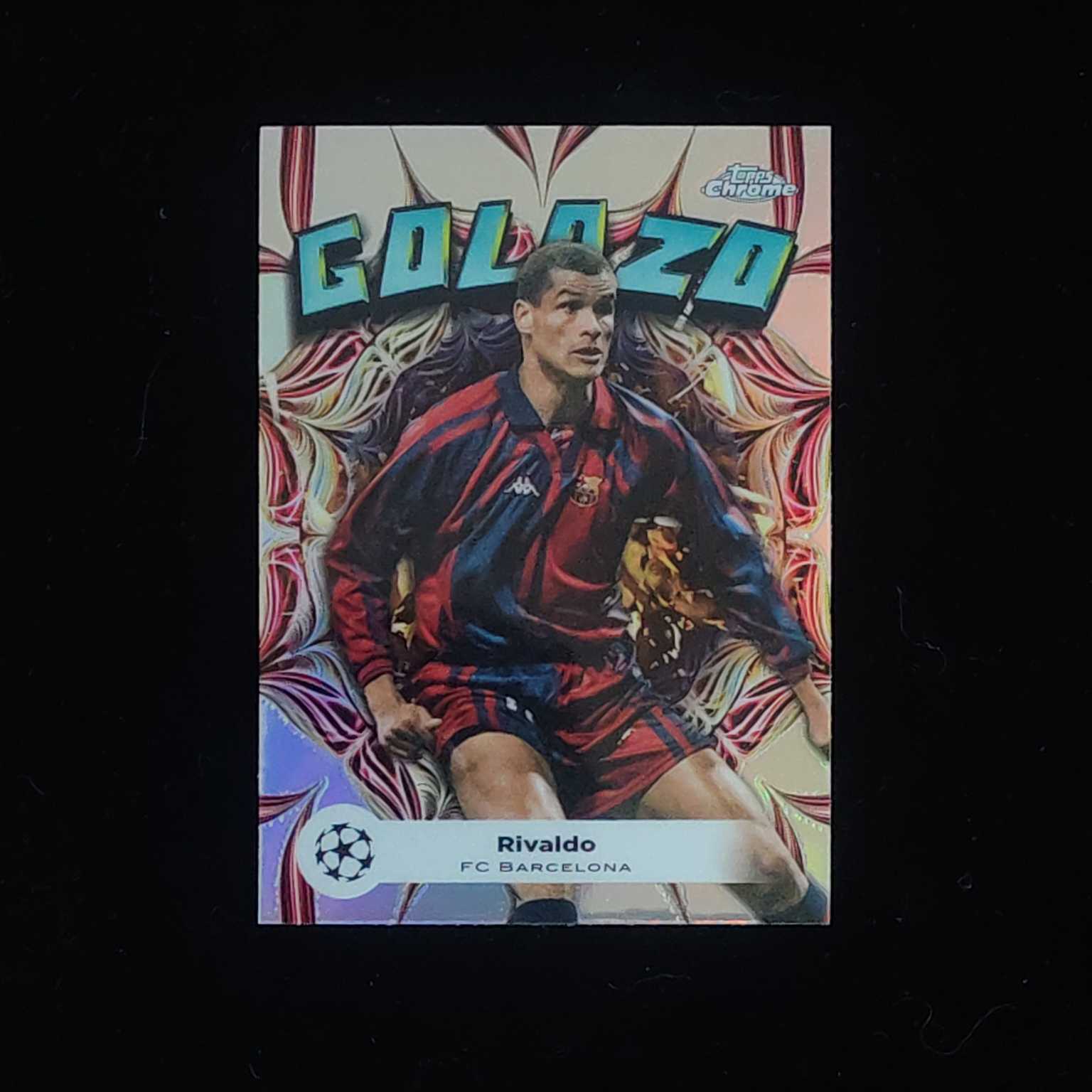 2024 Topps Chrome Rivaldo 欧冠 TC 巴萨 巴塞罗那 里瓦尔多 巴西传奇 GOLAZO特卡 卡品如图 凑套必备