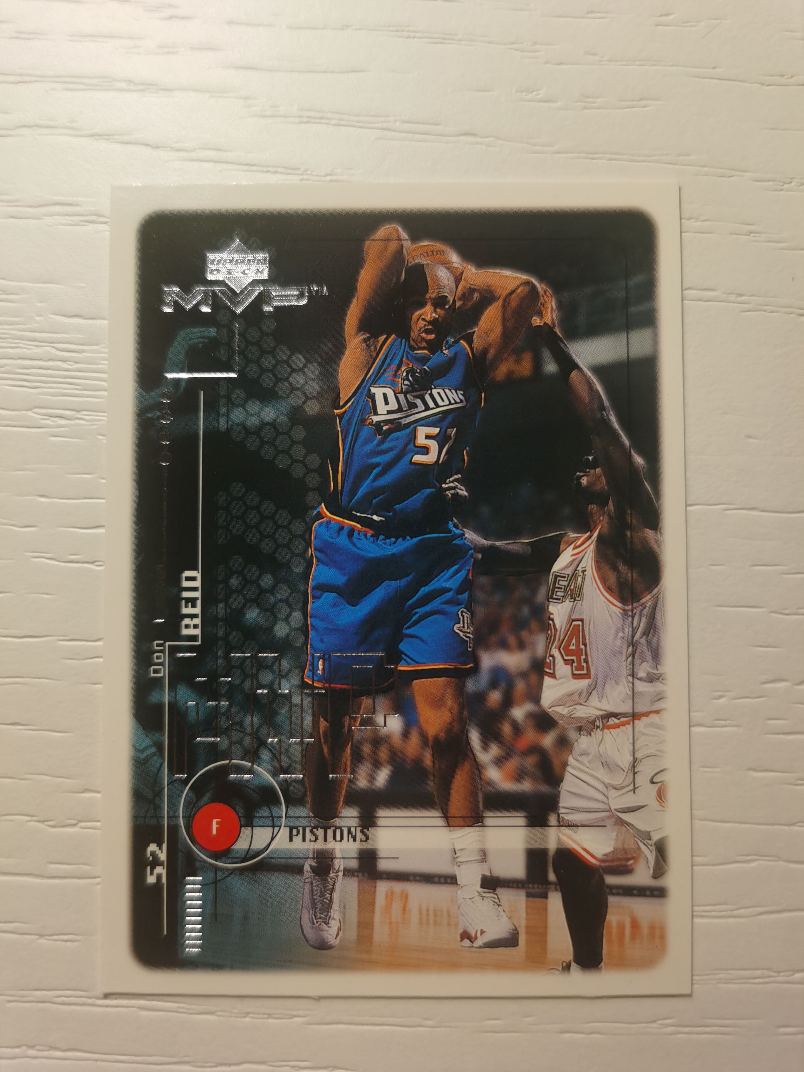 1999-00 Upper Deck MVP Don Reid 1999-00 唐-瑞德 UD mvp 银标 硬通货 极具收藏价值 活塞