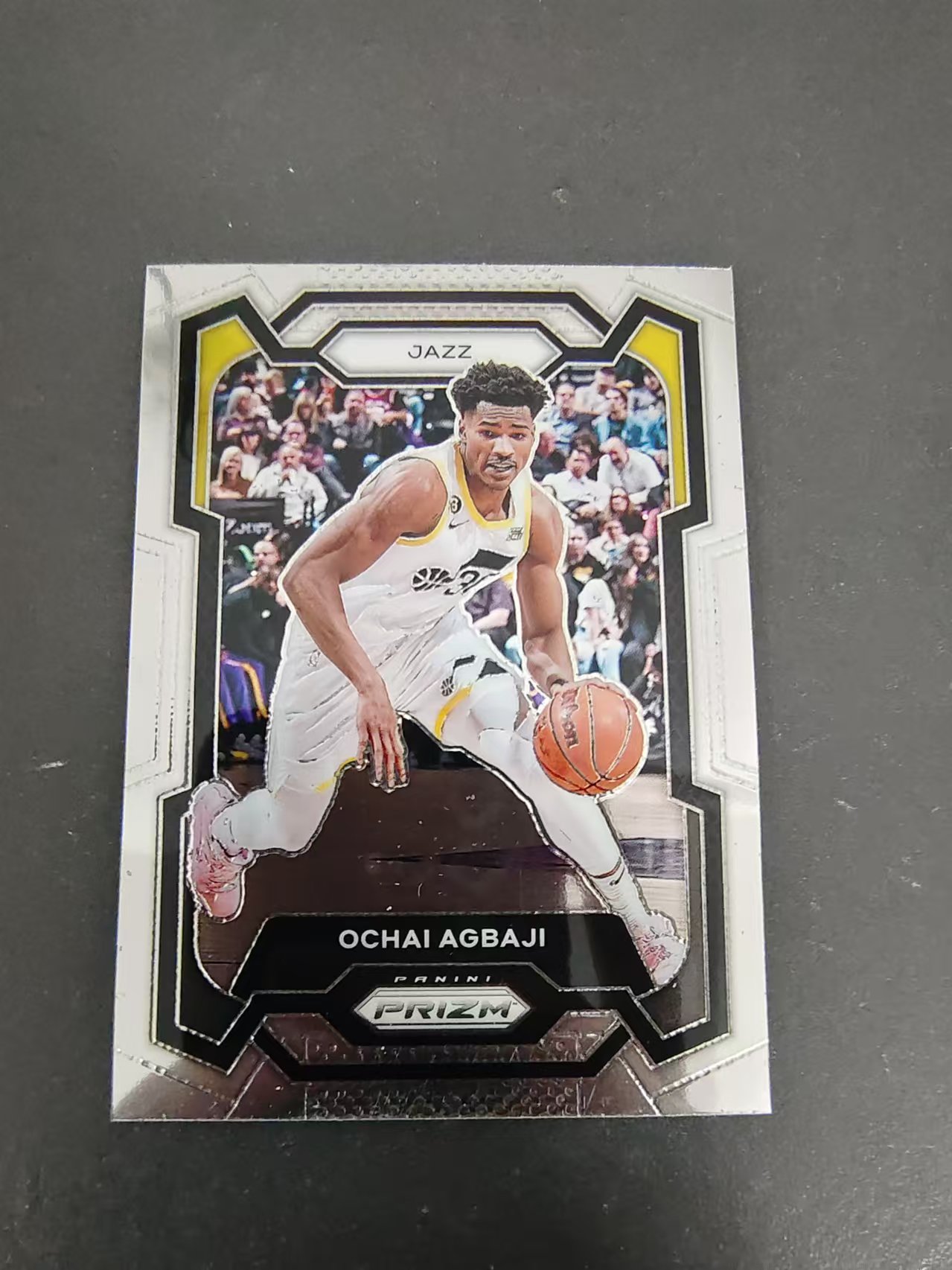 【可合并,不累计】2023-24 Panini Prizm Ochai Agbaji 奥查伊 阿巴吉 PZ 划痕 边角微瑕 #92
