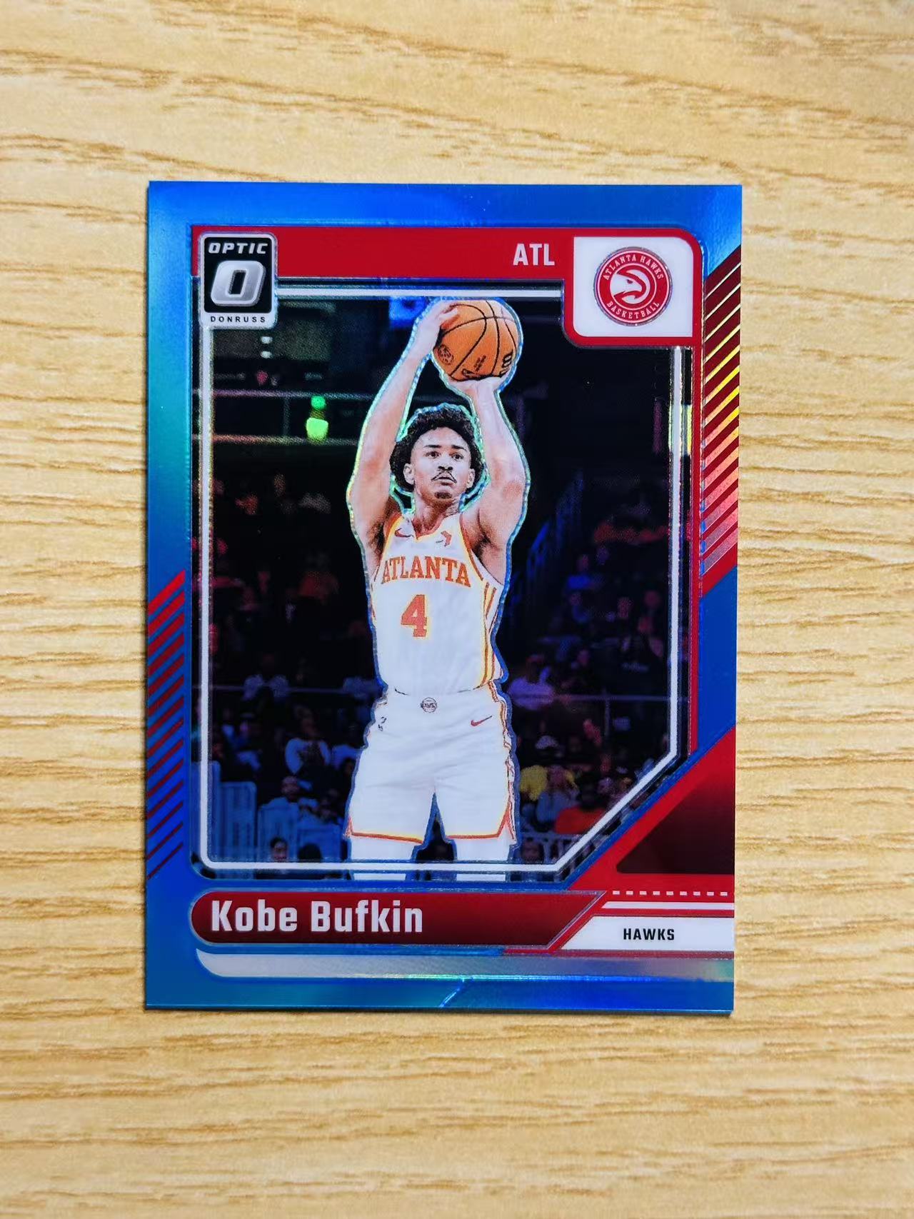 2024-25 Panini Donruss Kobe Bufkin 嘿嘿代卖 杜蕾斯 optic 科比 巴夫金 蓝折 225编 老鹰 收藏必备