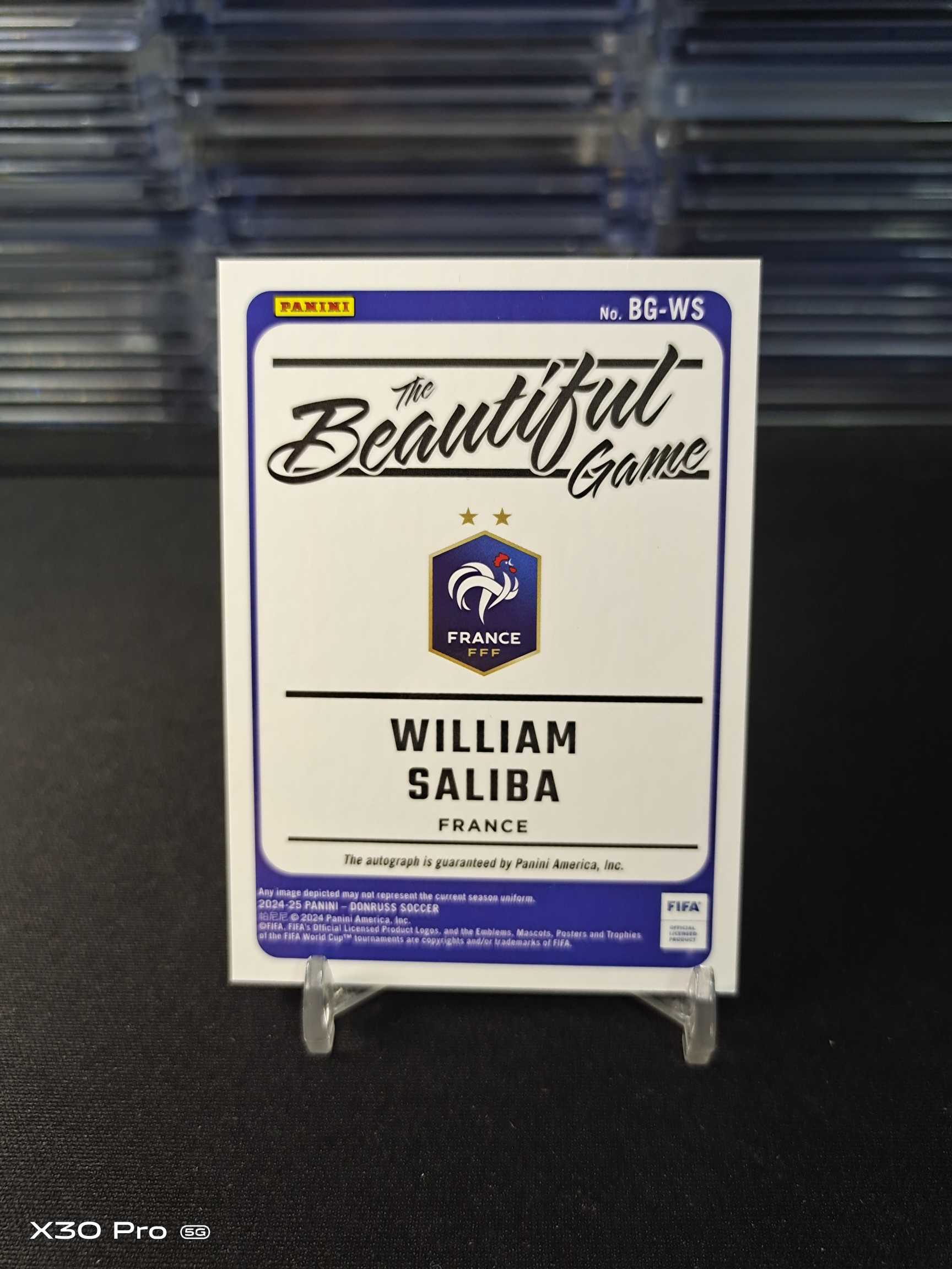 【小加速拍】威廉 萨利巴 签字 Sign Panini Donruss 杜蕾斯 法国 阿森纳 William Saliba