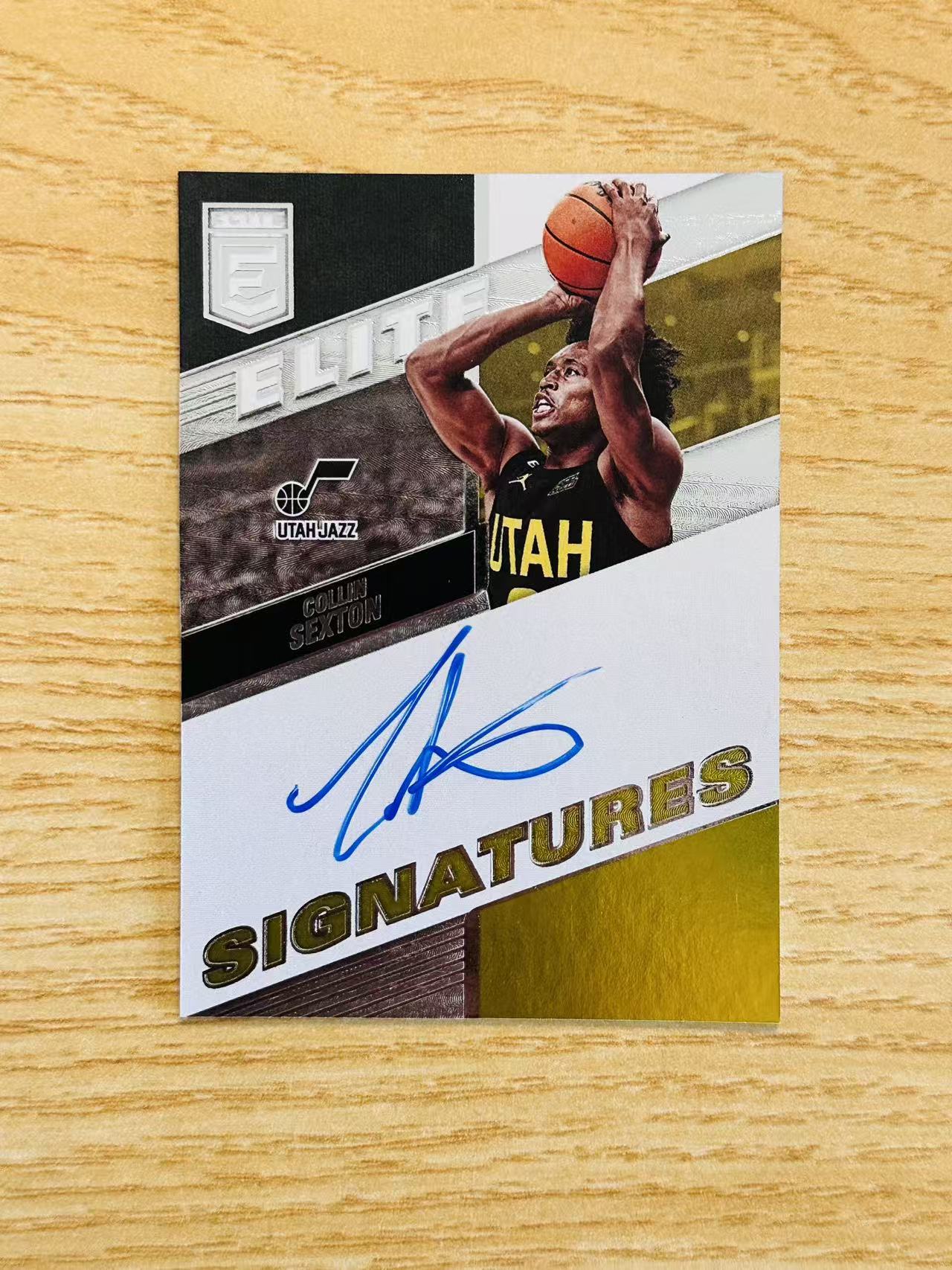 2022-23 Panini Donruss Collin Sexton 嘿嘿代卖 杜蕾斯 精英 科林 塞克斯顿 签字 卡签 性顿 爵士 收藏必备 gjmm