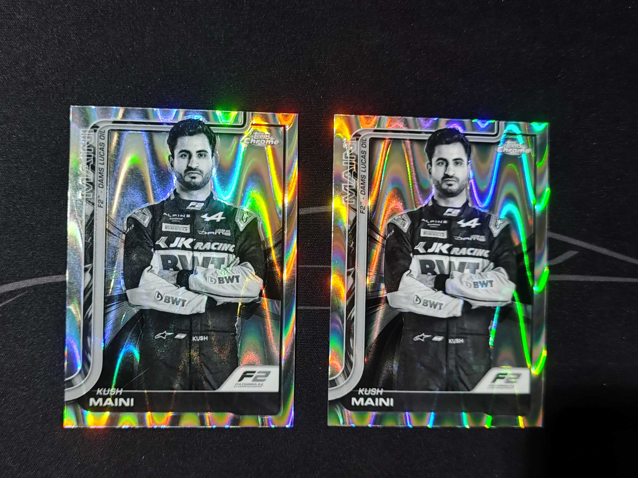 2025 Topps Chrome F1 75周年 Kush Maini 闪 F2 赛车 选图超好看 收藏 卡如图 #32