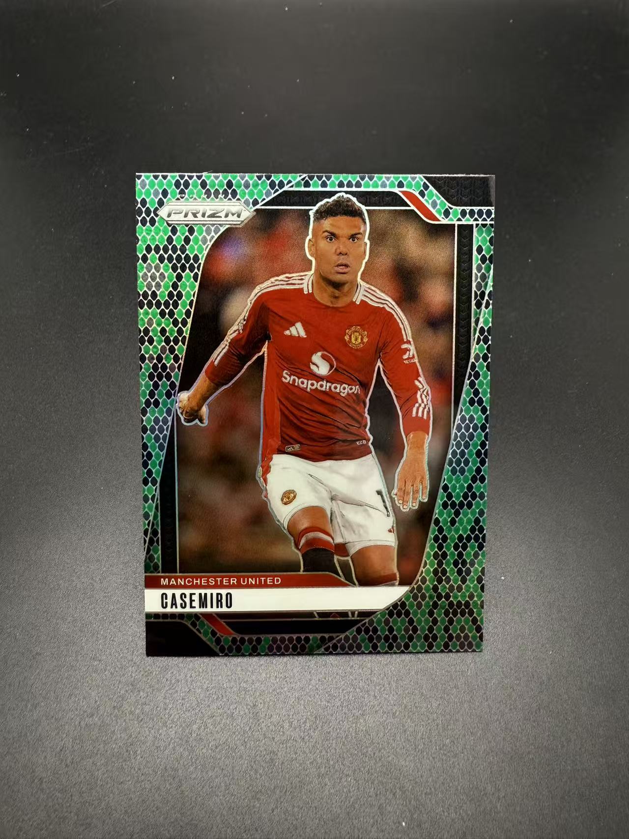2024-25 Panini Prizm Casemiro #127 卡塞米罗 曼联 英超pz 蛇皮折 大比例 Base 专收必备 烧烤