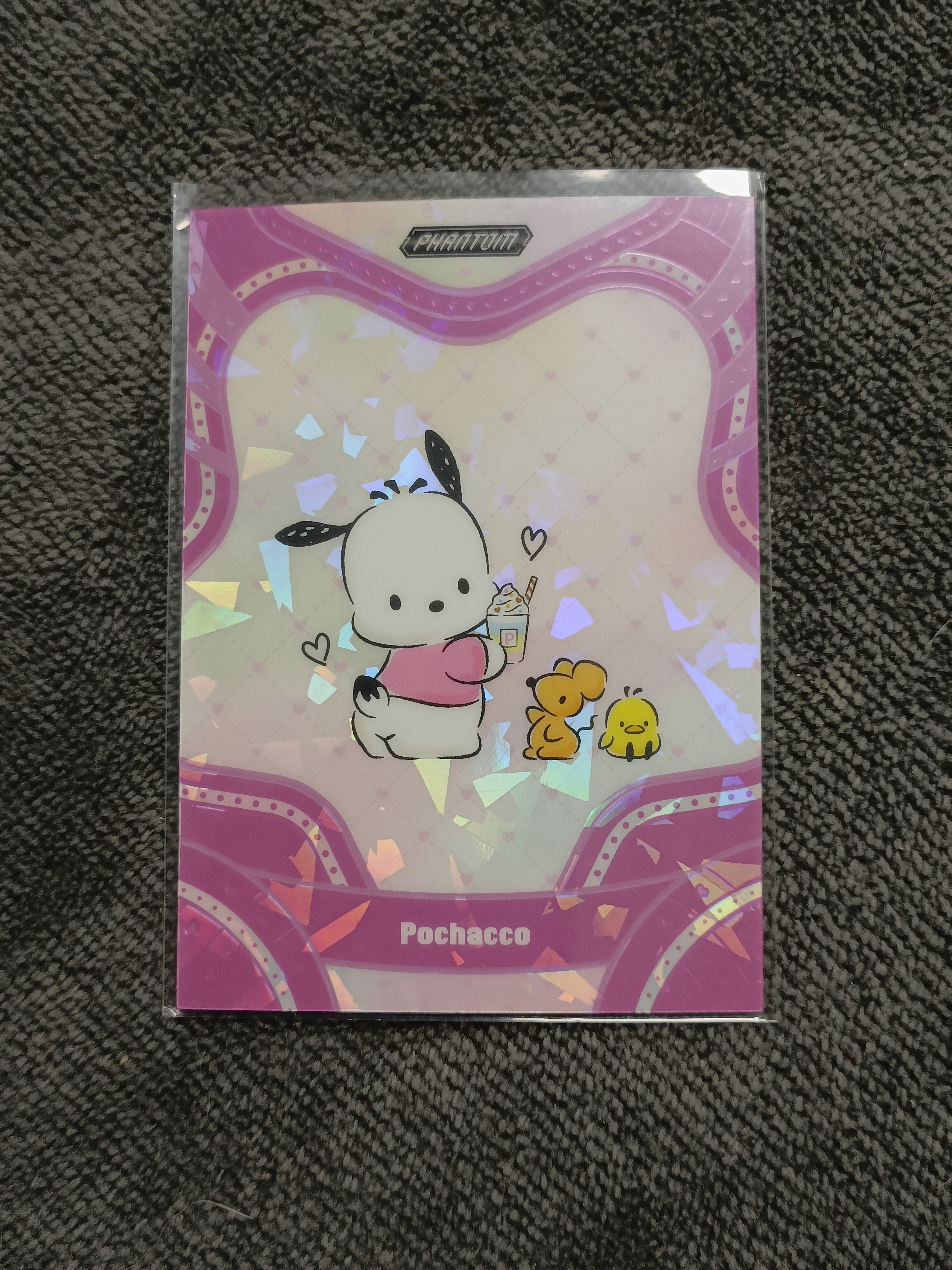 2023 Kakawow PHANTOM 三丽鸥家族系列收藏卡 Pochacco 帕恰狗 【谦谦拍卖】PSA-IPU-31 紫折 104/115编 秋鹿