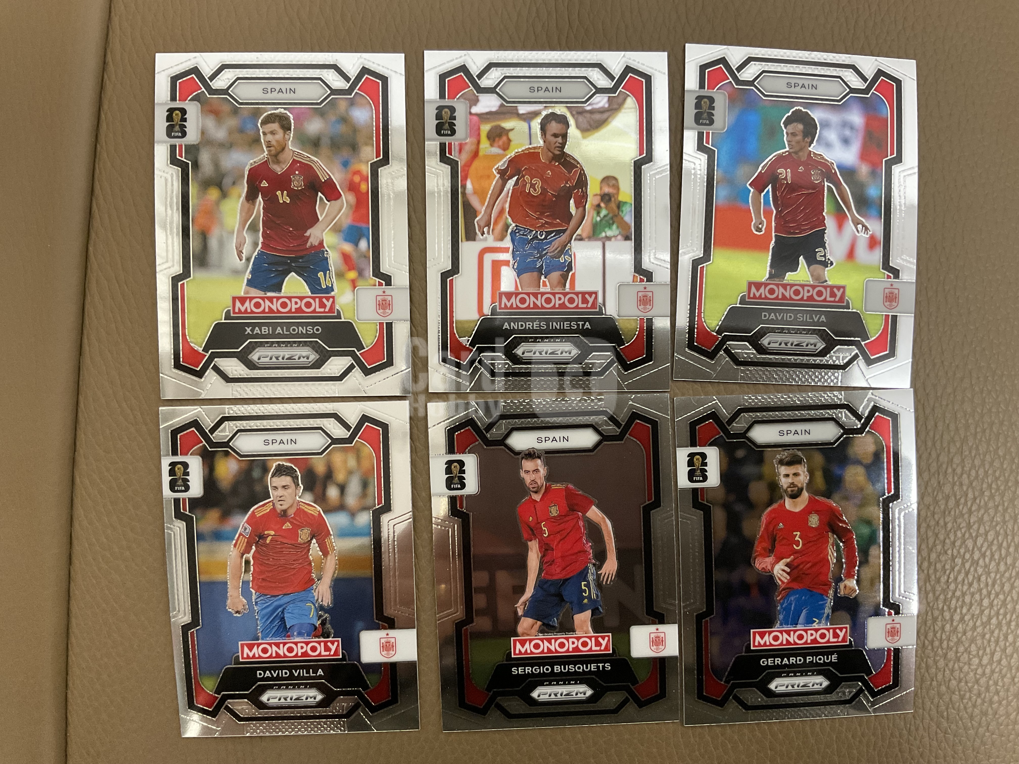 2026 Panini Prizm Monopoly Gerard Piqué #16 美加墨世界杯 大富翁 西班牙 世界杯 PZ 一组打包6张