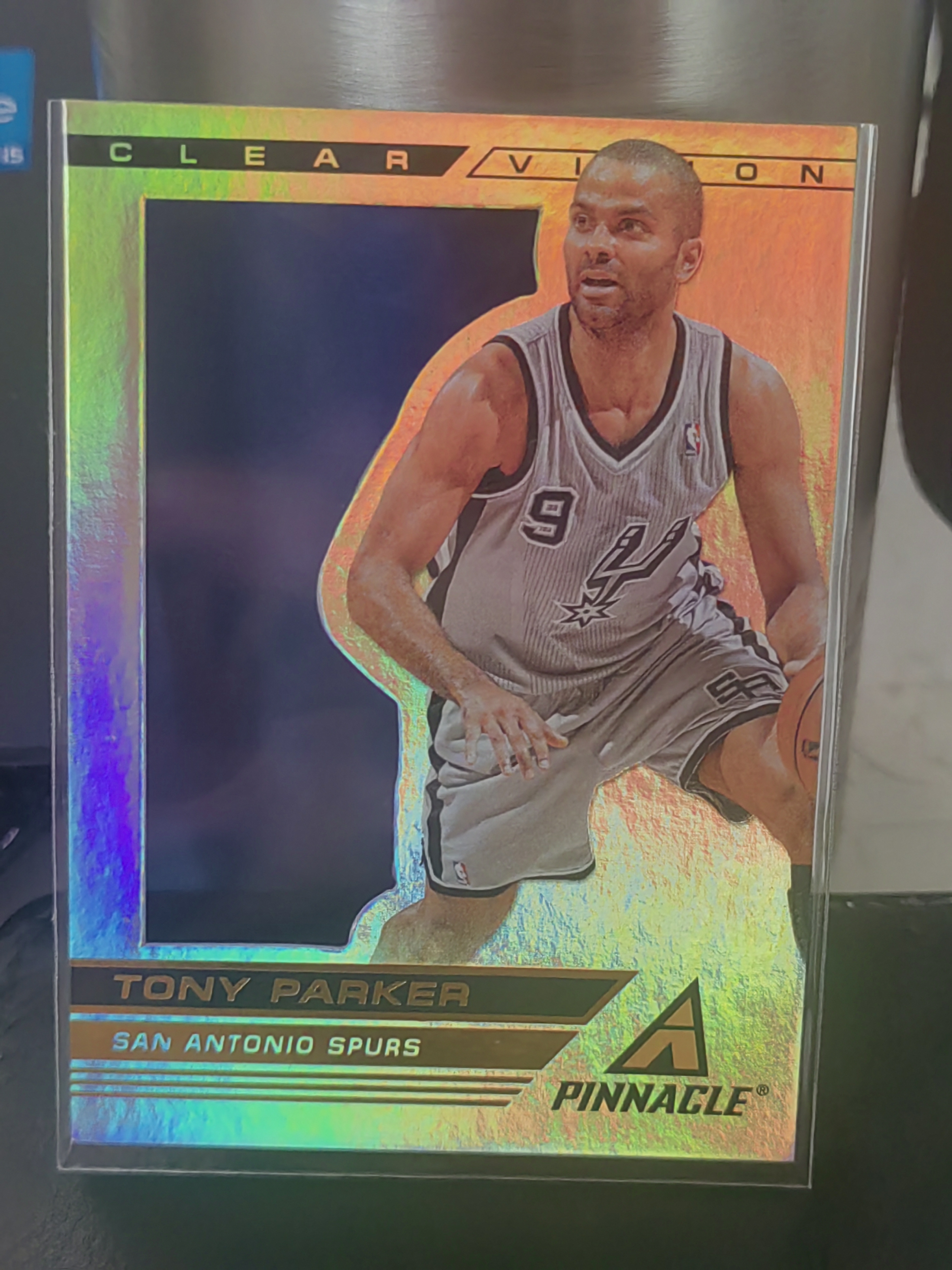 2013-14 Panini Pinnacle Tony Parker 巅峰 胶片 托尼帕克 马刺 大比例 篮 白边白角 不保卡品 卡品如图