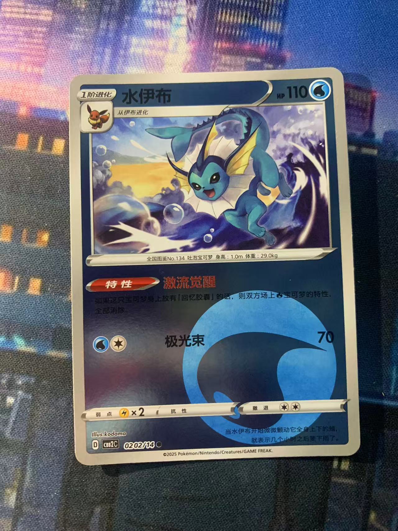 2024 Pokemon TCG 宝石包 水伊布 球闪 chs 宝可梦 简中 木水拍卖第二百零四期