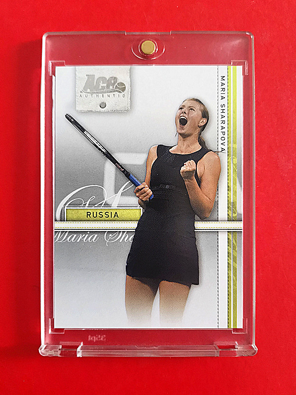 2007 USA Ace 玛利亚·莎拉波娃 银版 ( 完美品,搏psa10分) (( 世界 网坛 第一美女 )) 单打最高世界排名第一 单打冠军个数35 5次大满贯 这版ebay已大暴涨