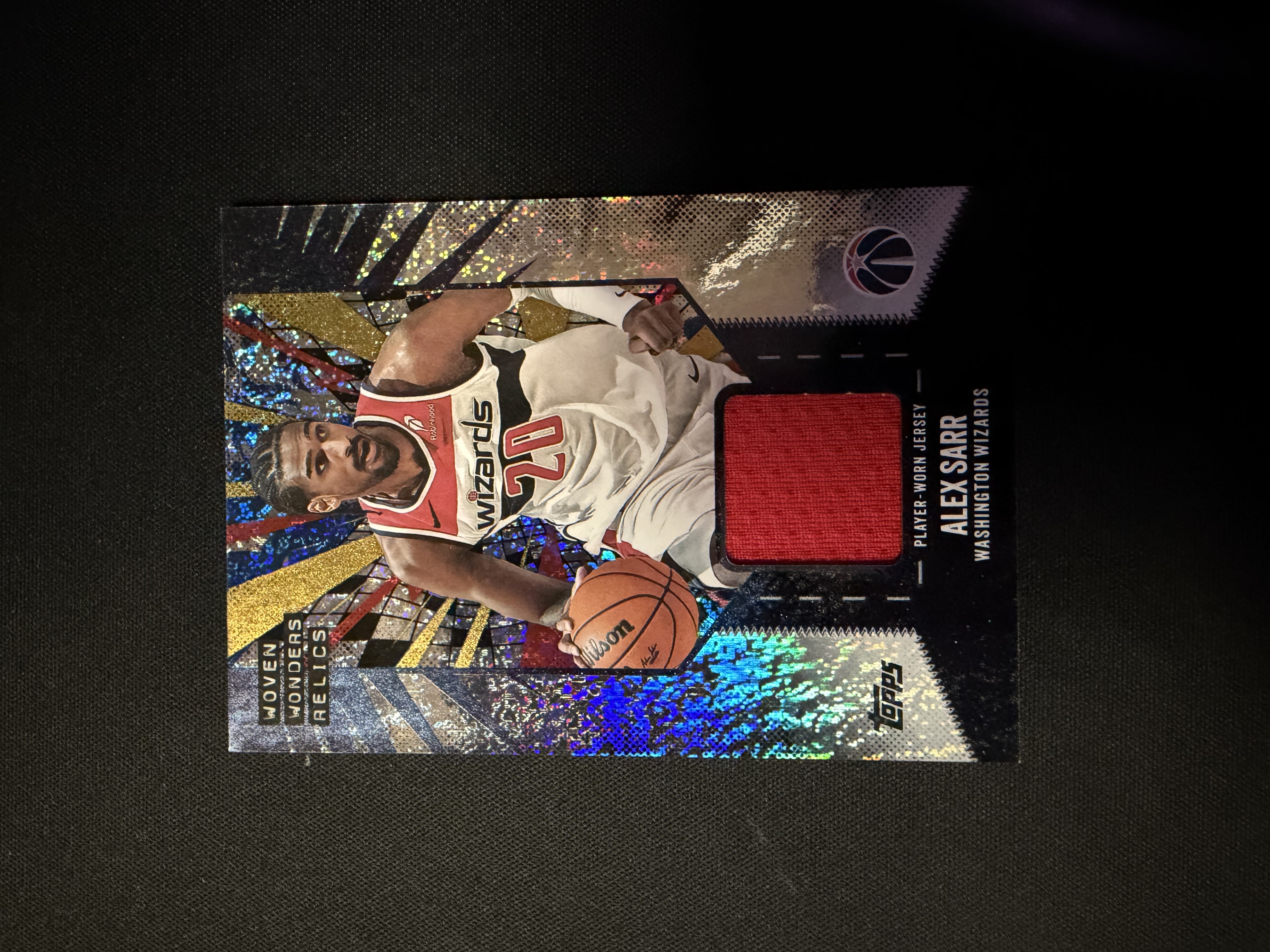 2025-26 Topps Holiday Mega Alex Sarr 亚历克斯 萨尔 奇才 折射 物料 亲穿球衣 PPP