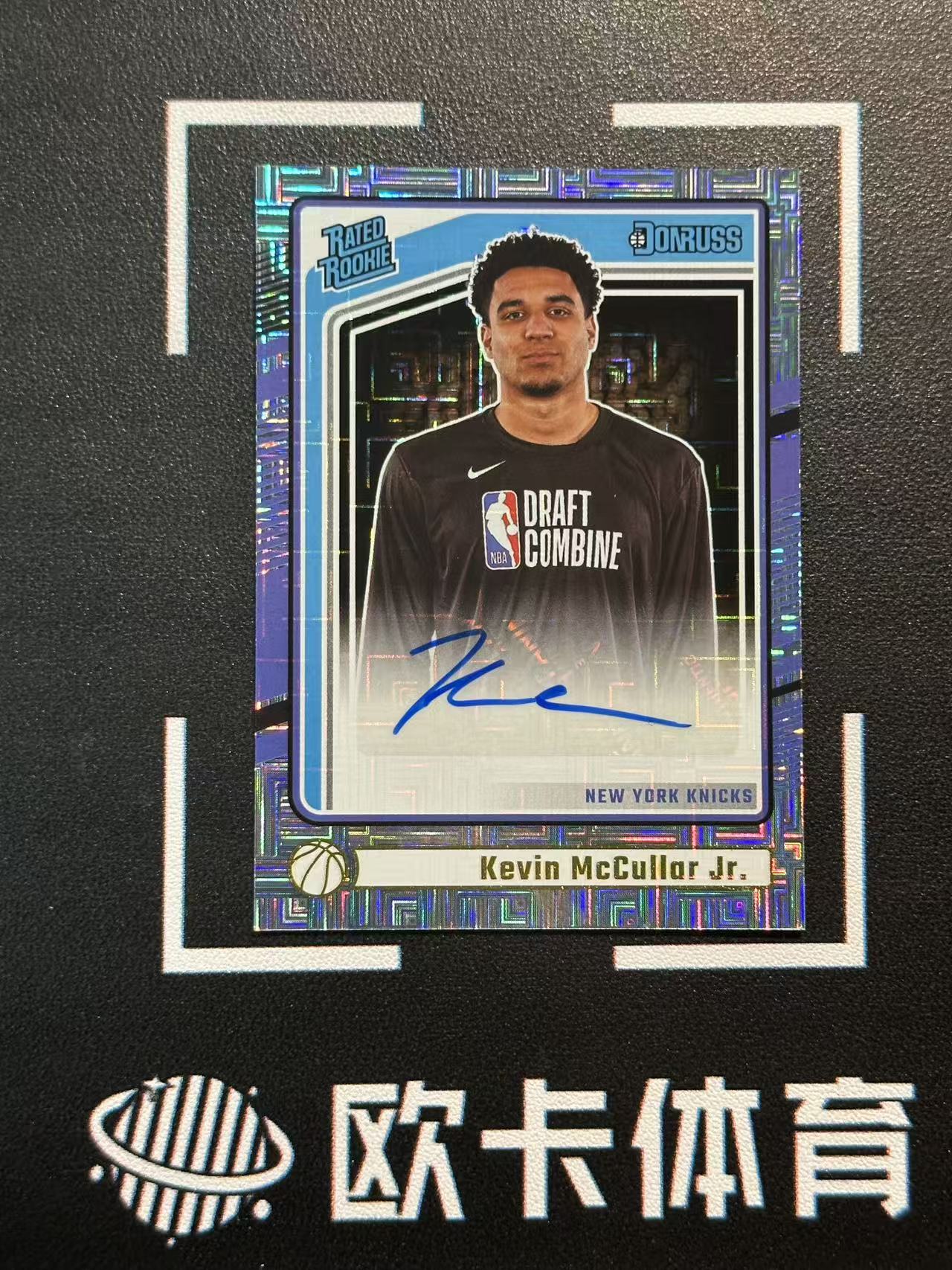 2024-25 Panini Donruss Kevin McCullar Jr. RC 【欧卡体育】杜蕾斯 新秀 小凯文 麦卡勒 签字 迷宫折 尼克斯 卡品如图(搂子)