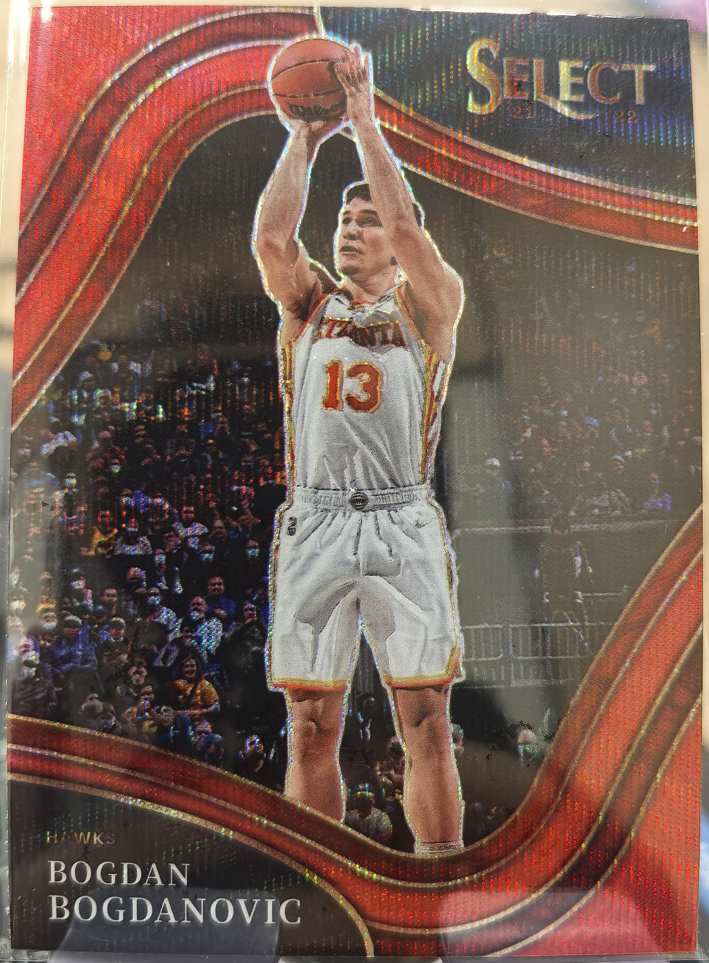 2021-22 Panini Select Bojan Bogdanovic 博扬 博格达诺维奇 三级 红折 折射 卡品如图