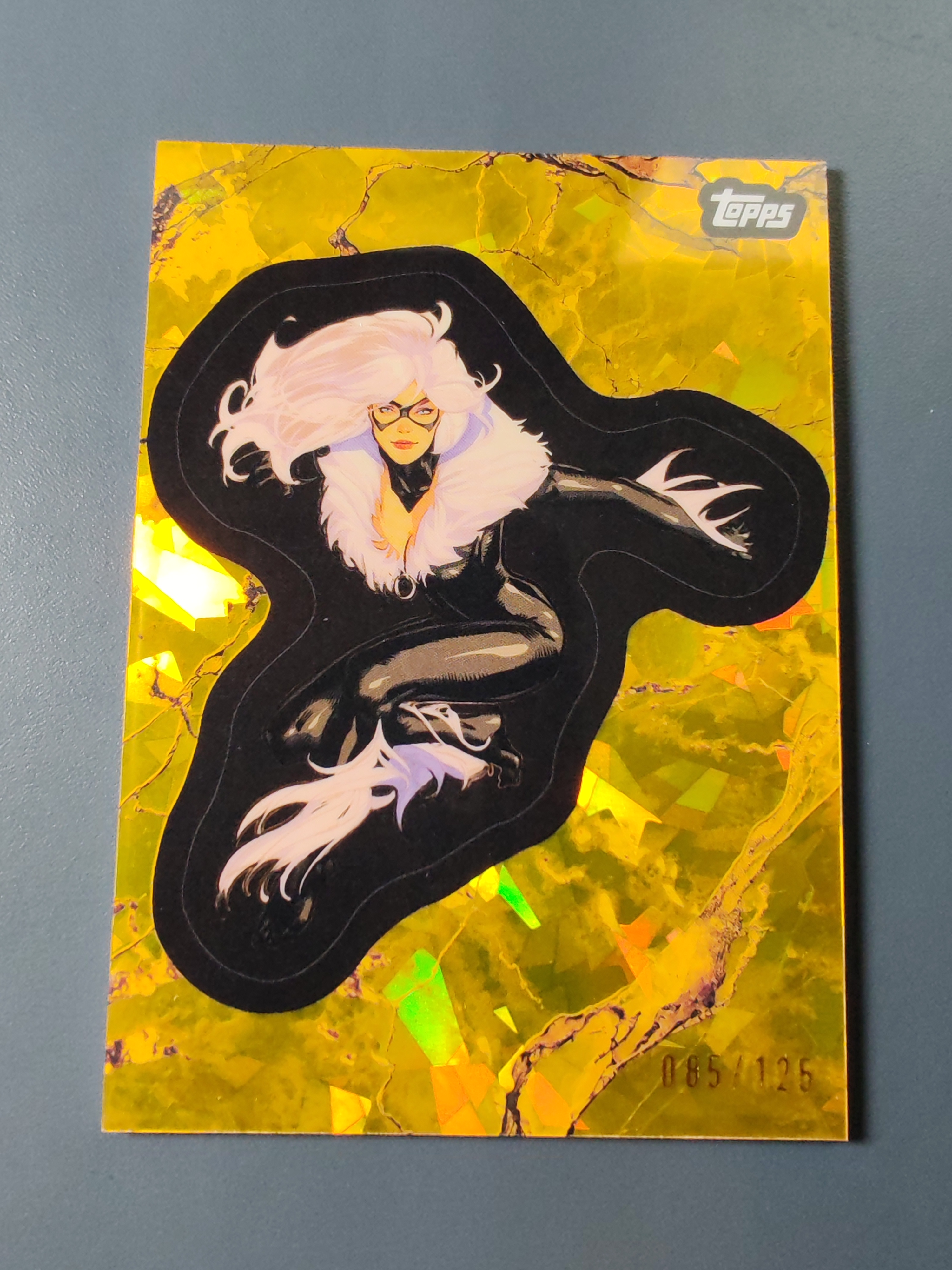 2025 Topps Marvel (MCU) Black Cat 漫威黄金年代!黑猫!金碎冰折!125编!【9527】