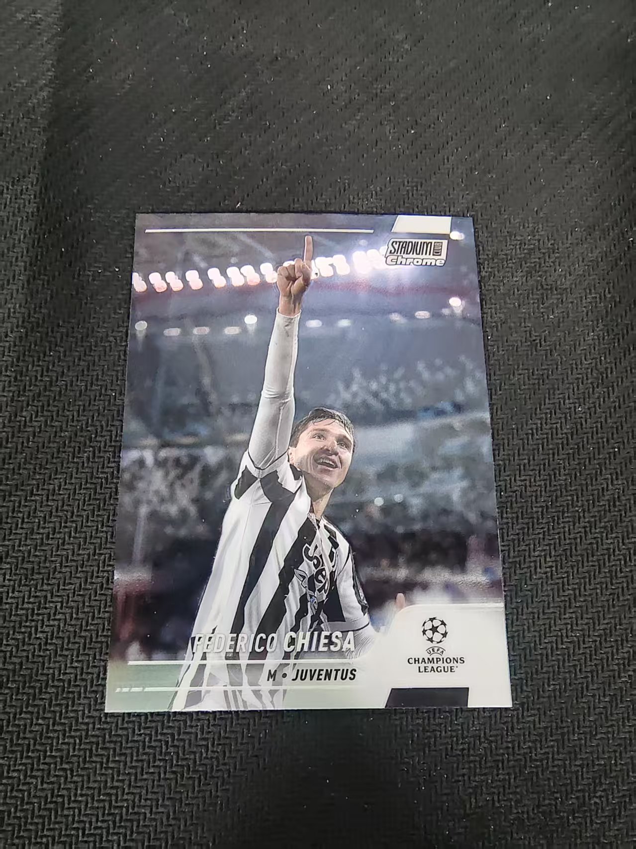 【可合并,不累计】2022 Topps Stadium Club Chrome Federico Chiesa 小基耶萨 尤文图斯 竞技场 欧冠 划痕 边角瑕疵 #74