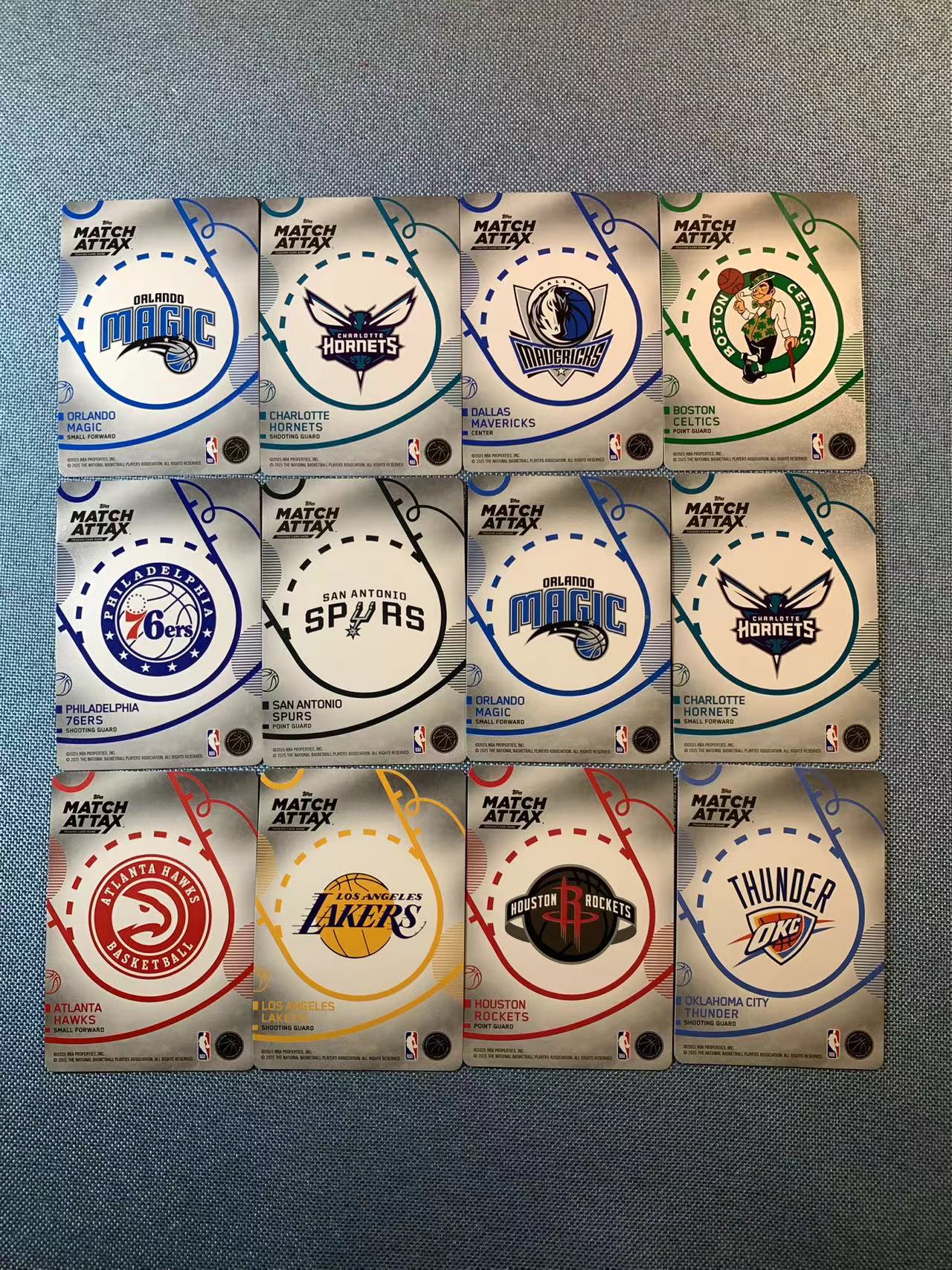 (詹叔代拍)2025-26 topps attax 游戏版 卡游联名 莱夫利 米勒 里弗斯 谢泼德 威廉姆斯等 特卡 折射 一图多张打包 顺丰寄付 i3