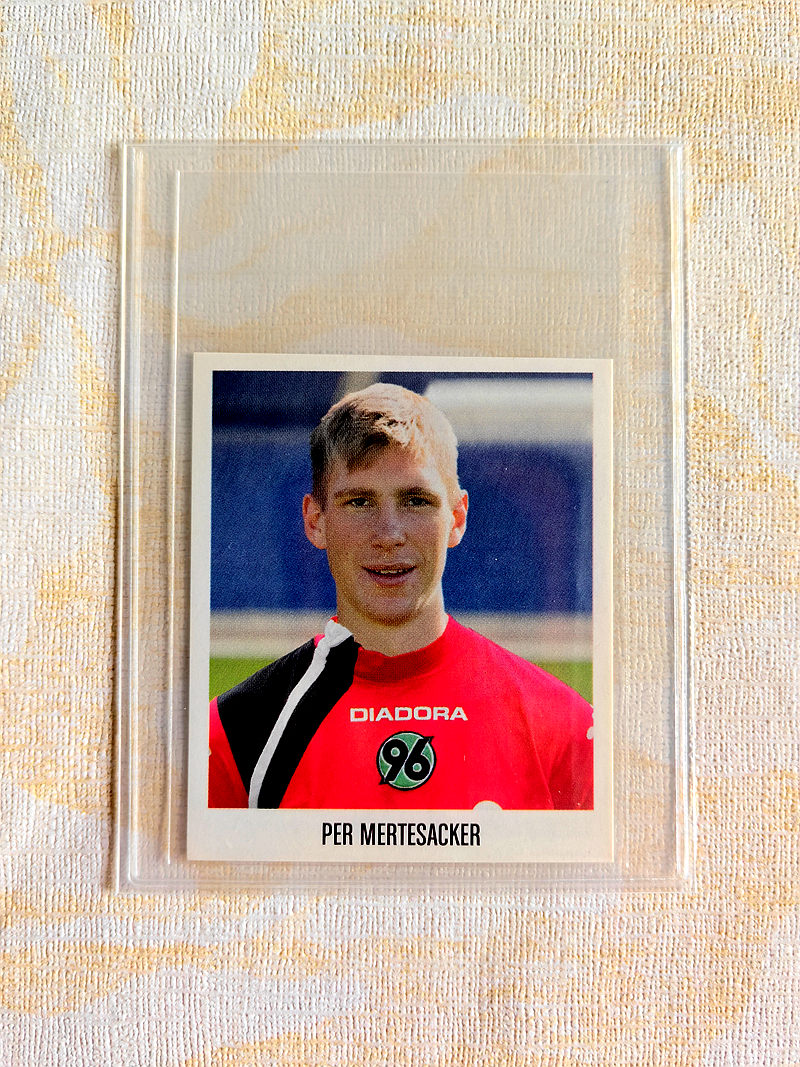 2005-06 德甲 贴纸 Per Mertesacker 默特萨克 新秀 RC 后防中坚 汉诺威96 阿森纳 不莱梅 德国 传奇名宿 专收必备