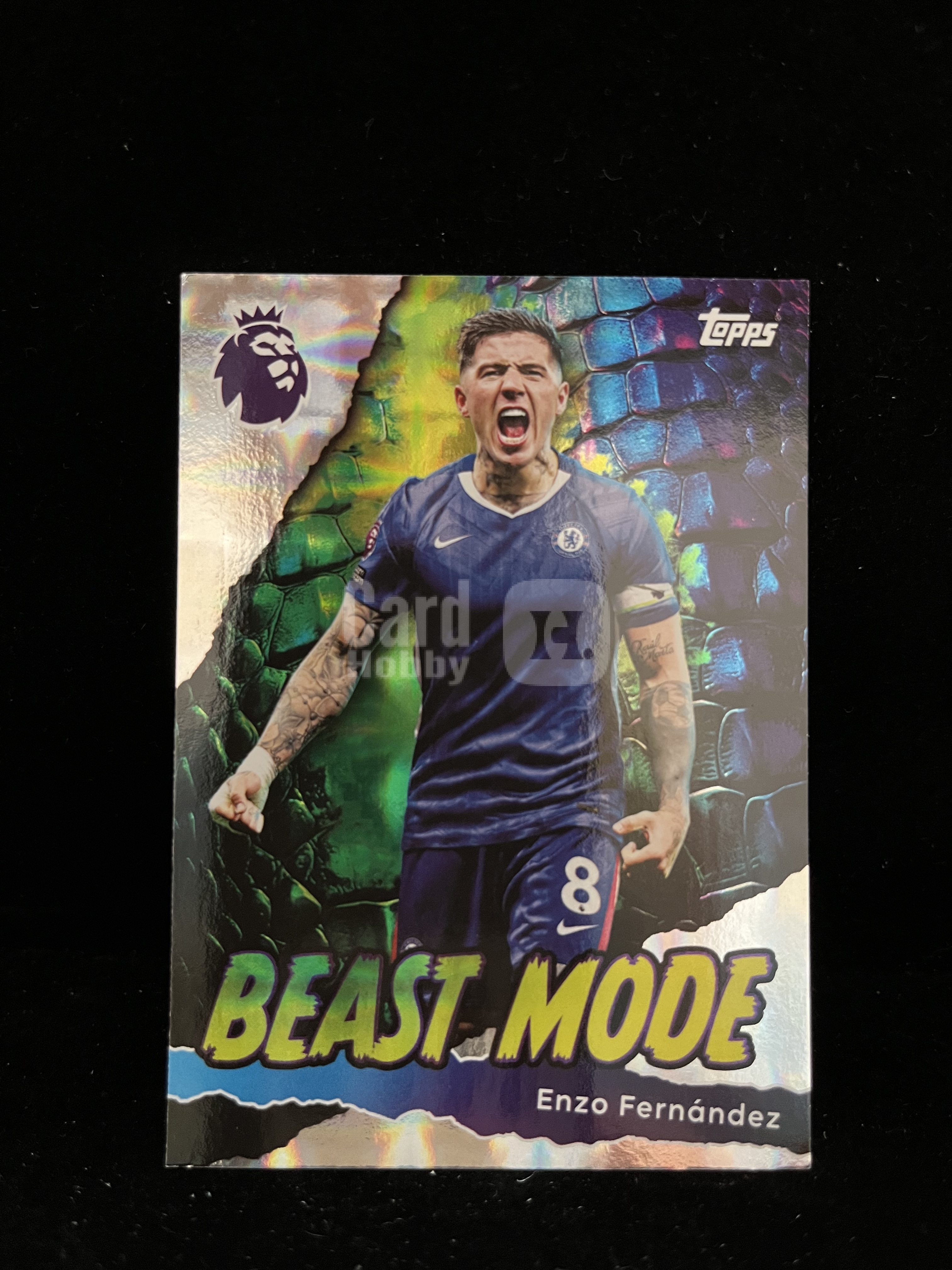 免费代拍 2024 Topps Premier League 英超 恩佐·费尔南德斯 Enzo Fernández Beast Mode 折射 卡品如图#G585