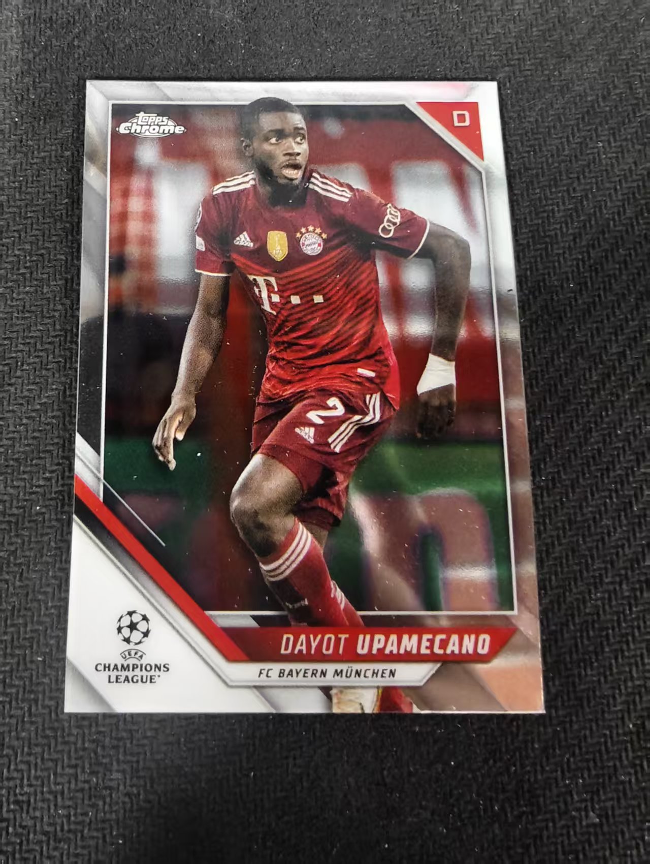 【可合并,不累计】2022 topps chrome Dayot Upamecano 欧冠 拜仁 达约 于帕梅卡诺 欧冠 不保卡品 介意勿拍 #119
