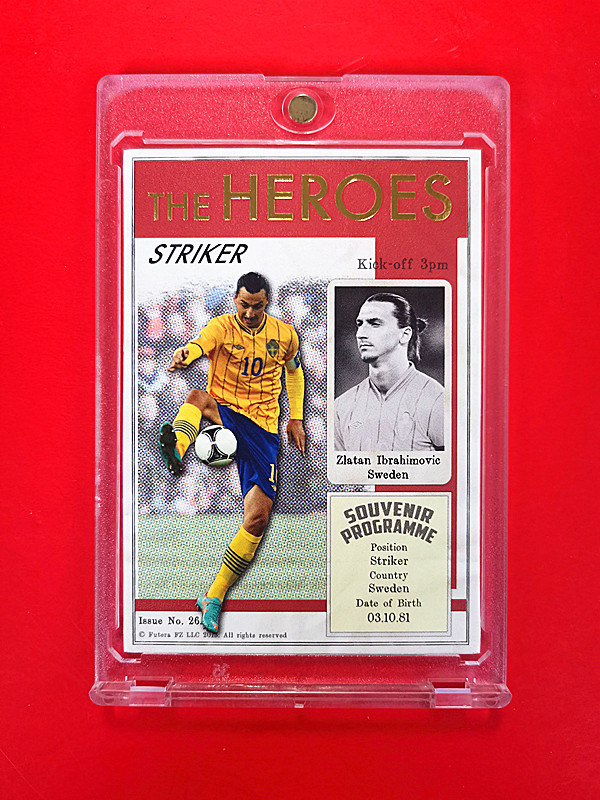 2013 USA Futera Unique “伊布” 兹拉坦·伊布拉希莫维奇 (( 箱货 限量240张 巨星特卡 )) ebay飞天价
