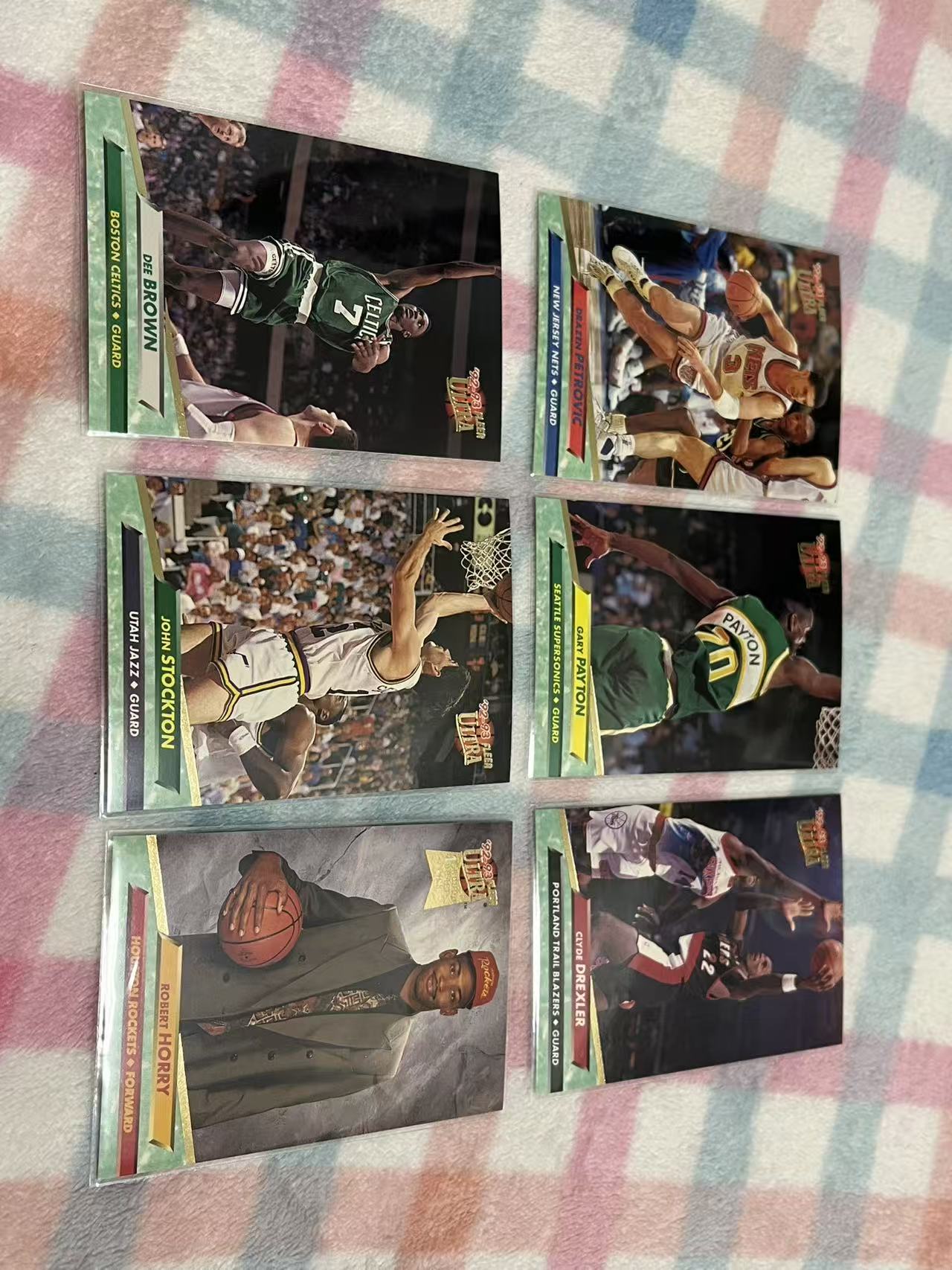 1992 Fleer Ultra 45张打包 奥拉朱旺 雷吉米勒 大卫罗宾逊 以赛亚托马斯 卡尔马龙 斯托克顿 德雷克斯勒等【老卡 老特】#780