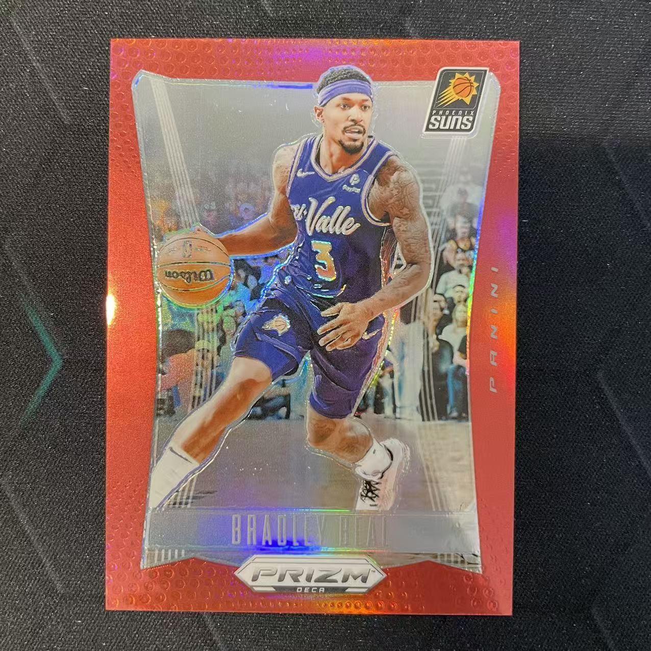 2023-24 Panini Prizm Bradley Beal 【阿福代卖】布拉德利 比尔 太阳 红折 199编 收藏必备(行行行A)