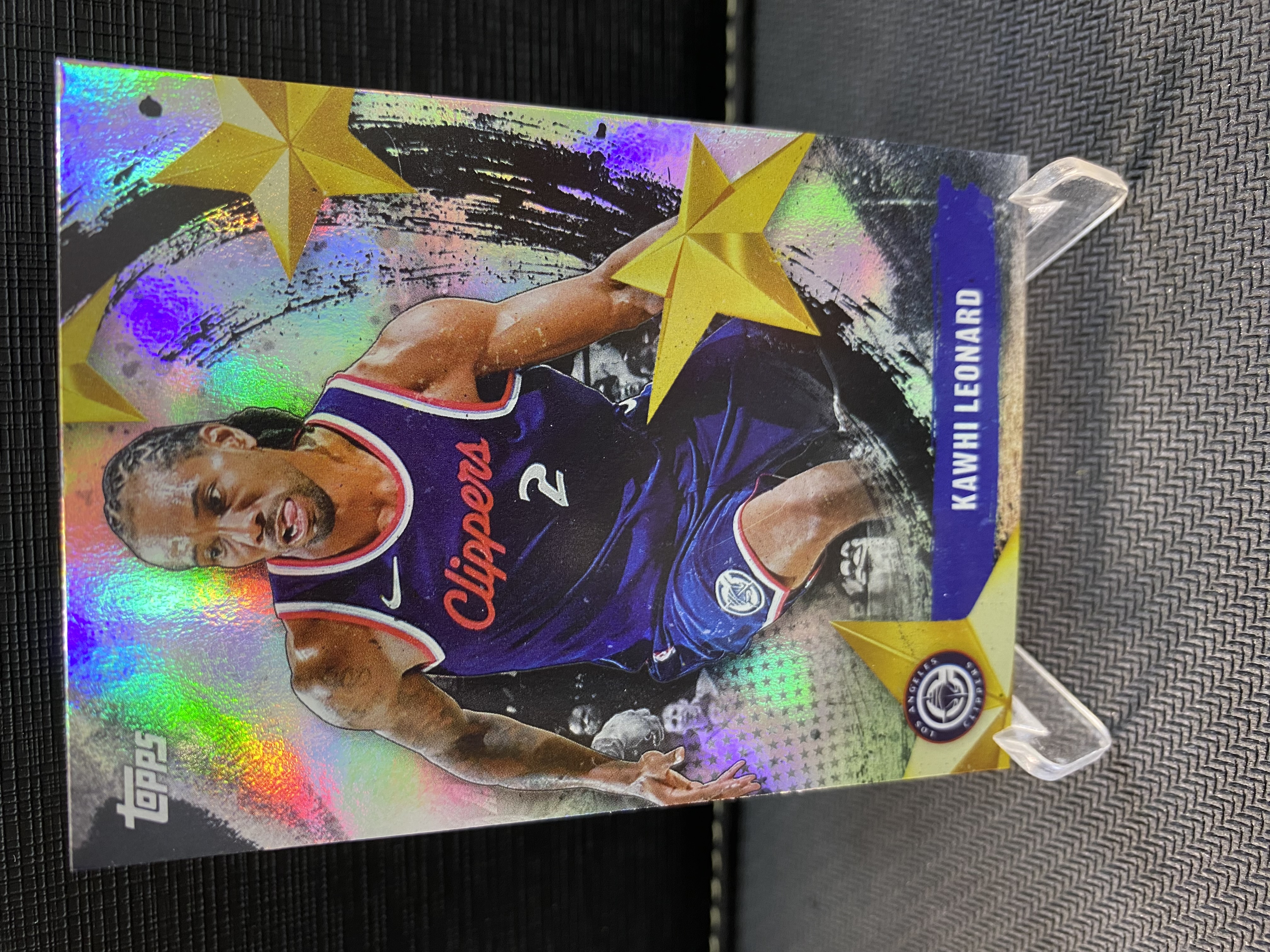 2025-26 Topps flagship Kawhi Leonard 小卡 伦纳德 星星特卡 holo折 银折 实卡精美 收藏必备 卡品如图 -Zle-【乌苏拍卖】