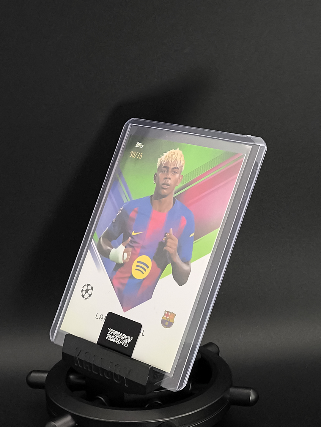 2025-26 Topps Total Football Lamine Yamal 拉明・亚马尔 亚马尔 巴塞罗那 巴萨 西班牙 30/75 编 TTF 原封卡夹