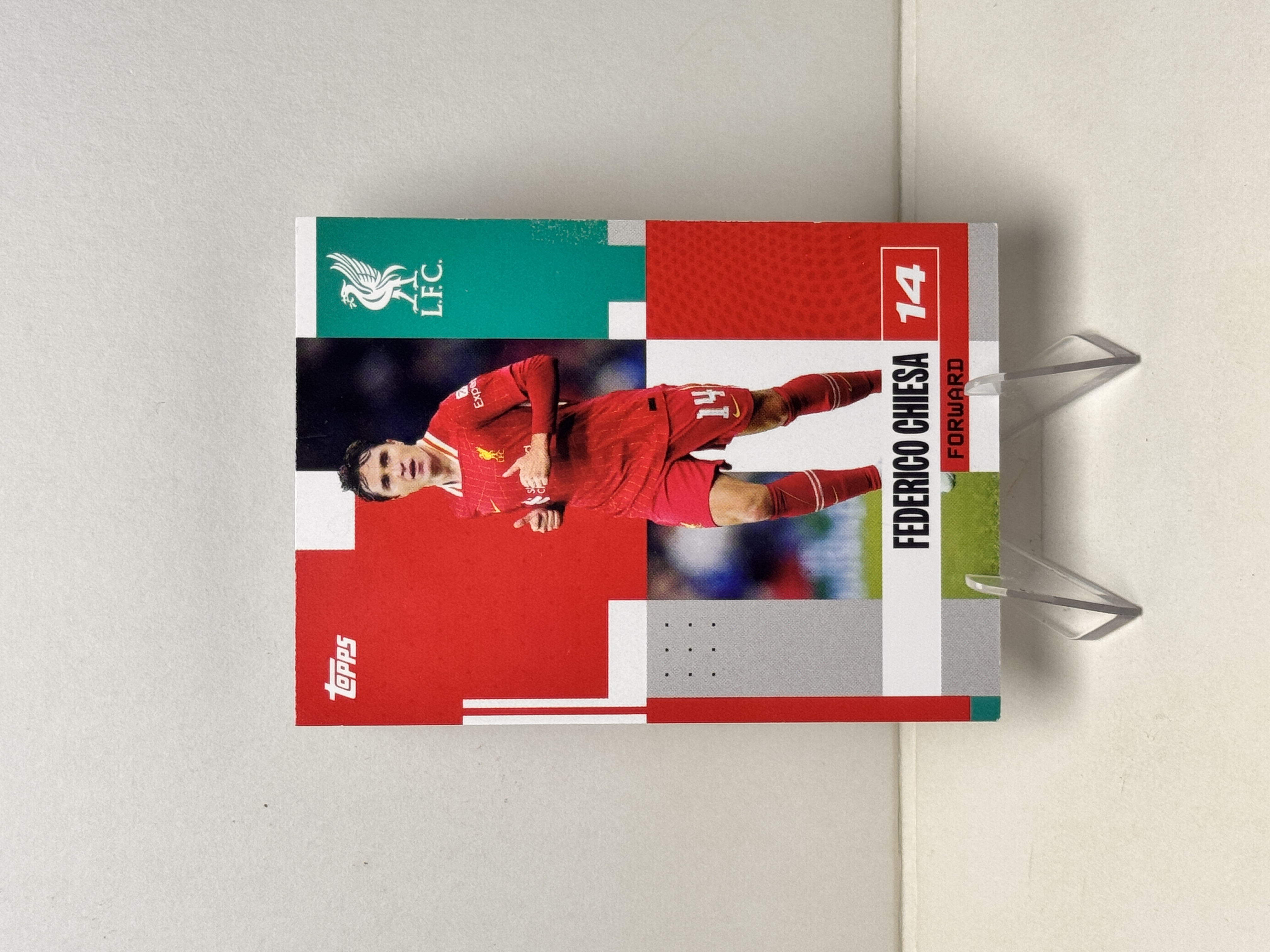 2024 Topps Liverpool FC Team Set Federico Chiesa 利物浦 基耶萨 实卡精美 收藏必备 卡品如图【星爷代拍】E2-3