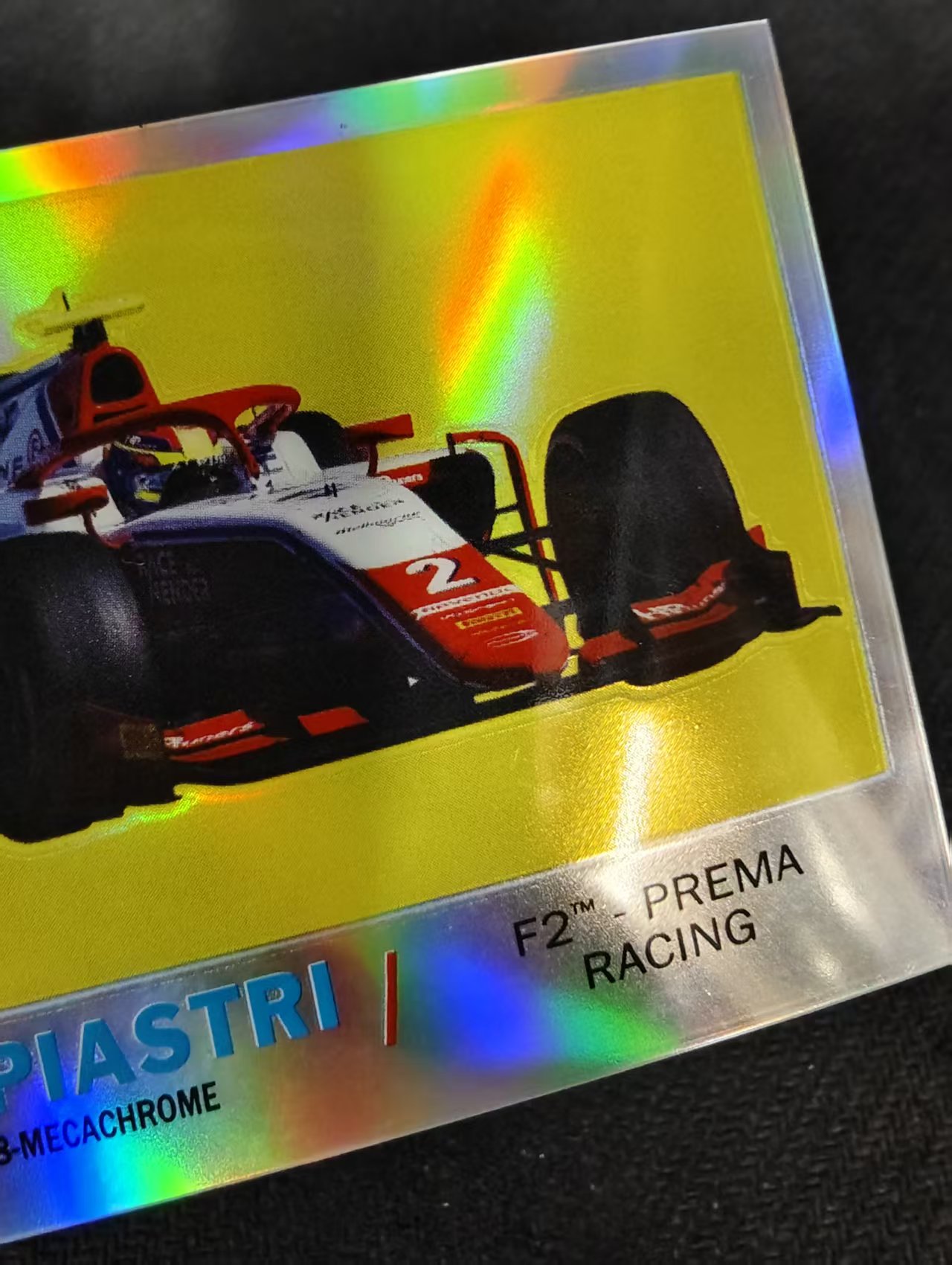 2021 Topps Chrome F1 Oscar Piastri 奥斯卡 皮亚斯特里 迈凯伦车队 银折 F1 划痕 边角瑕疵 #OP