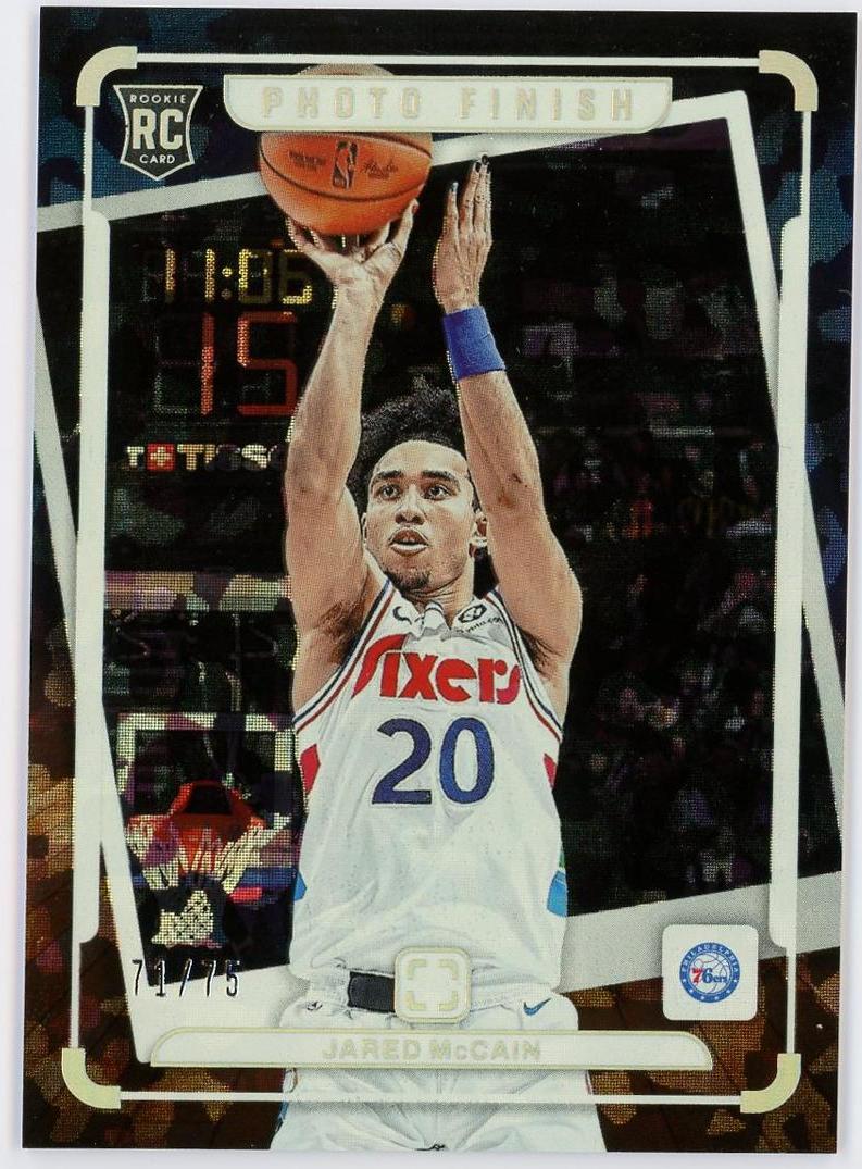 2024-25 Panini Photogenic Jared McCain RC 贾里德麦凯恩 新秀 上镜 75编 Photo Finish特卡 碎冰折 折射 76人 卡品如图 小小酥/11.12.