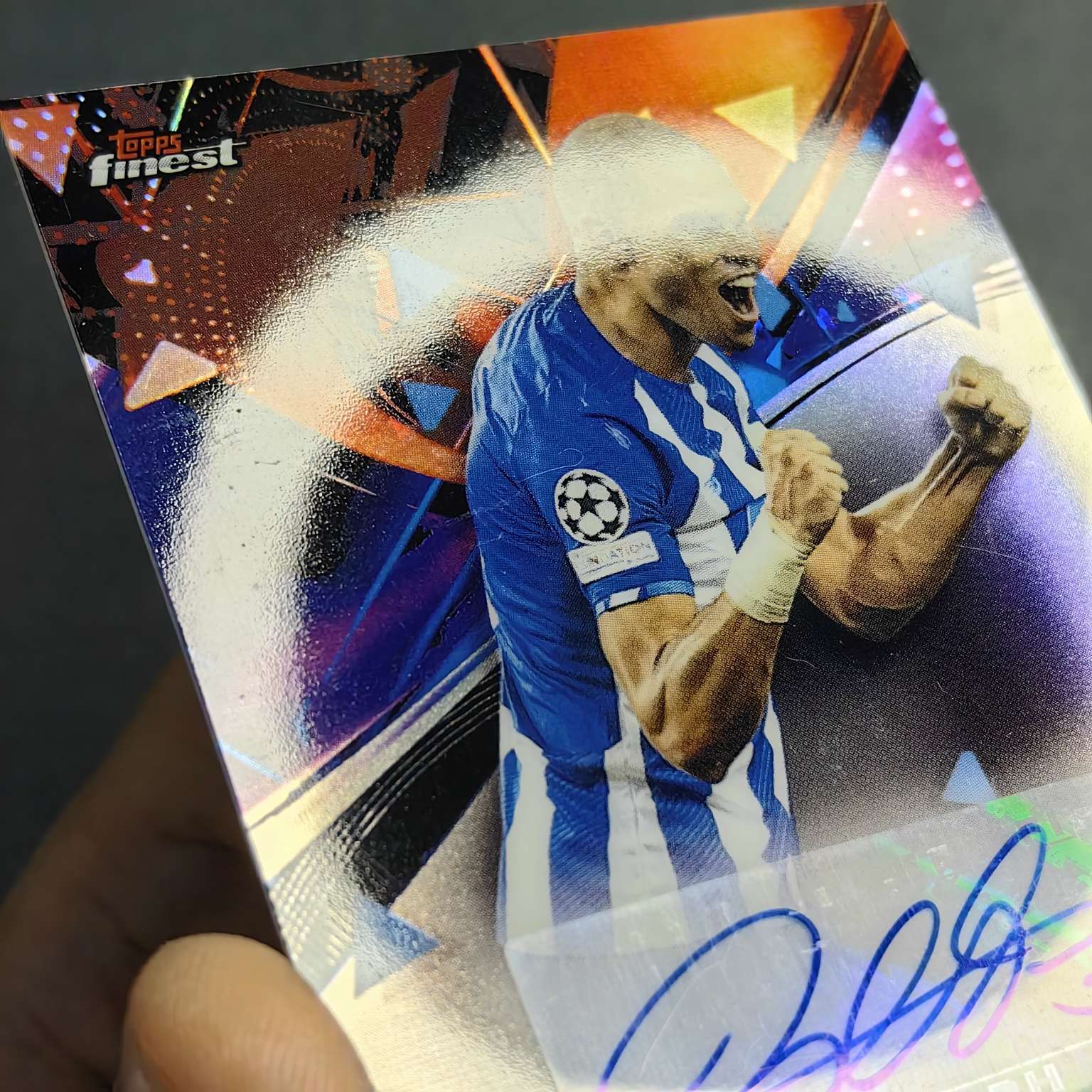 【MW拍卖免费】 佩佩 签字 AUTO 2021-22 Topps FINEST 银折 欧冠 PEPE 葡萄牙 皇马 波尔图 细节如图 -虎