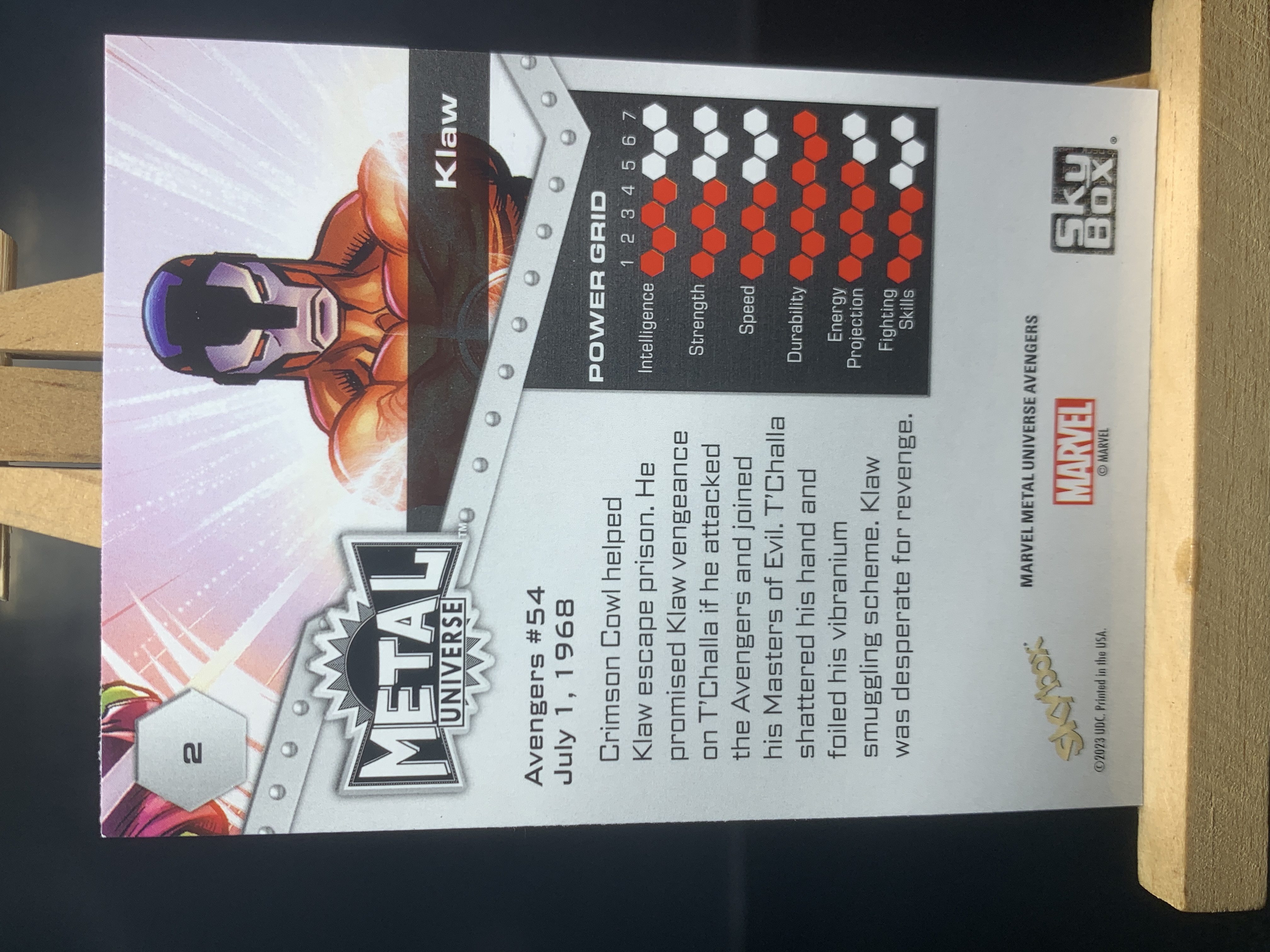 (B5) 2023 SKY BOX MARVEL 漫威 BASE 噪音 实卡好看 收藏凑套必备 卡品如图 !!!