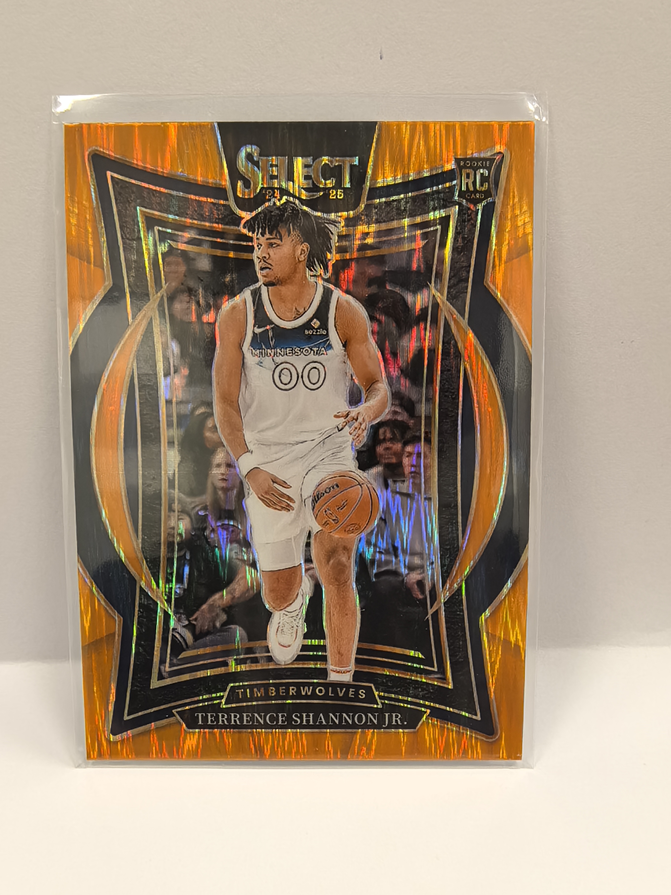 2024-25 Panini Select Terrence Shannon Jr. RC 森林狼 新秀 小特伦特 香农 橙瀑布 一级 卡品如图 凑套必备