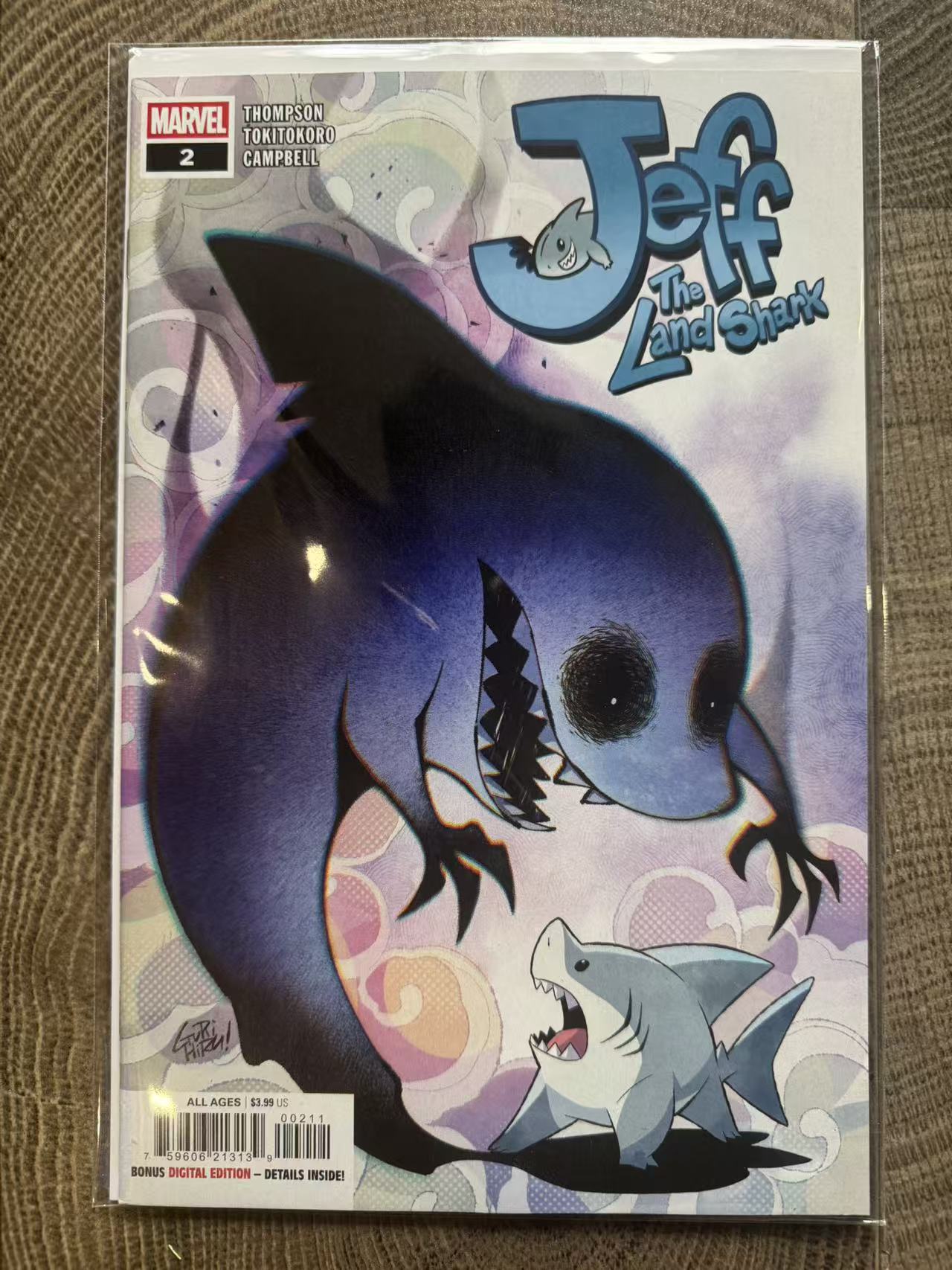 2025 Marvel 美漫 期刊杂志 鲨鱼杰夫 官方漫画 美漫期刊 杂志书刊 变体、贸易、小标 带膜带背板