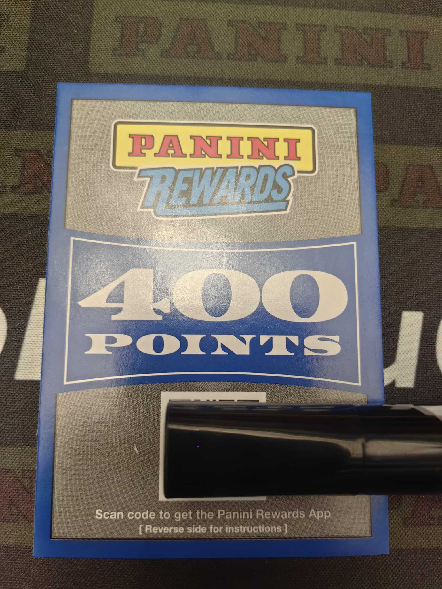 2021 Panini Customer Service Rewards 积分 panini 400积分，官网可兑换卡片等服务 卡淘