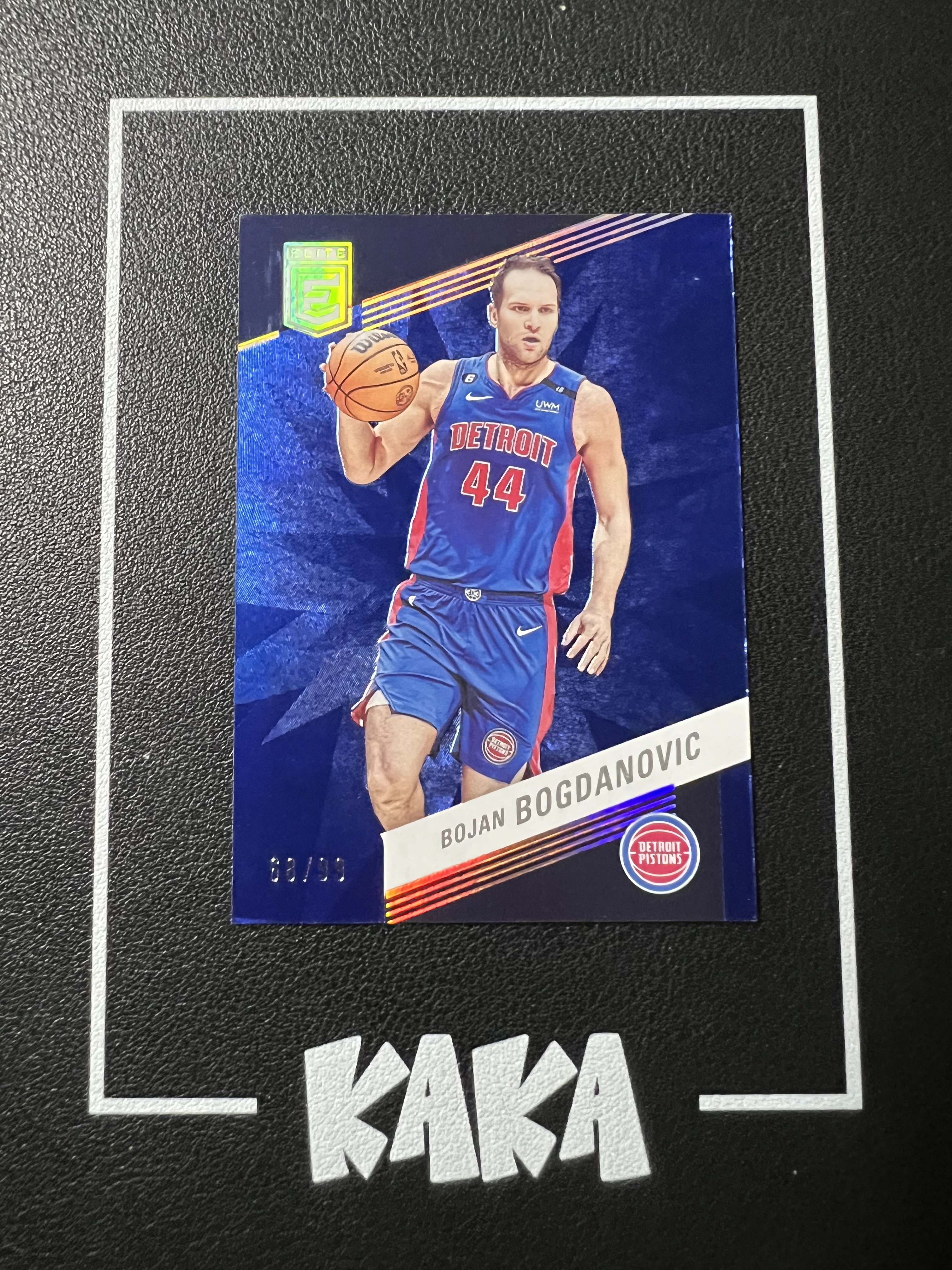 【KAKA】2022-23 Panini Donruss Elite Bojan Bogdanovic 精英 活塞 博扬 博格达诺维奇 99编 蓝爆炸折 实卡精美 收藏必备 SC