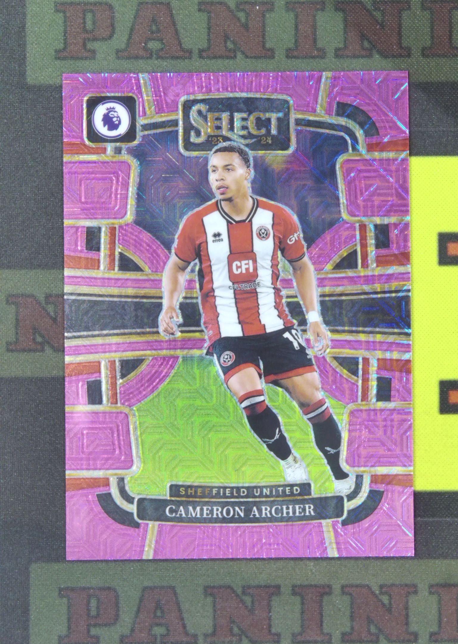 2023-24 Panini Select Cameron Archer Nirvana Project 卡梅隆 阿彻 谢菲尔德联 257/325 粉Mojo折 一级 英超 卡品如图 SXY1
