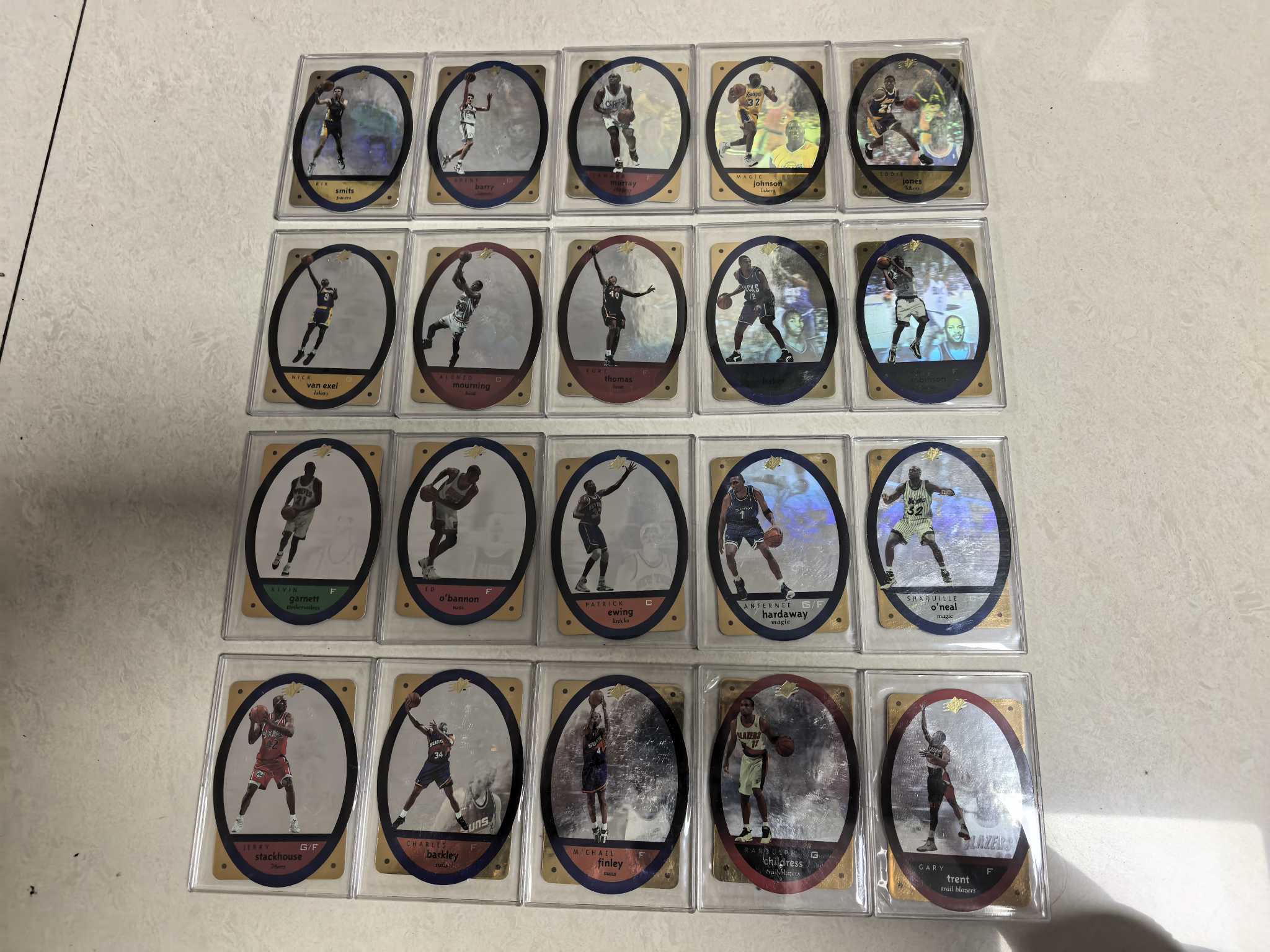 【套卡王】1995-96 upper deck spx系列 元年 大比例 金蛋 全套50张齐 乔丹 魔术师 斯托克顿 马龙 大热新秀 加内特等 影息设计 大比例 不保金标 (不累计)