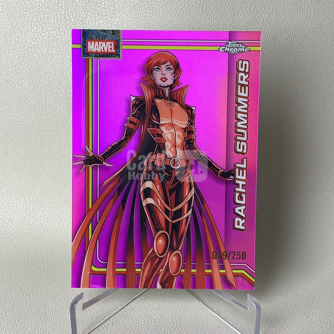 2026 Topps Marvel (MCU) Comics Chrome 漫威TC Rachel Summers 凤凰女二代 069/250编 粉折 折射 品相如图 凑套必备 Yuc