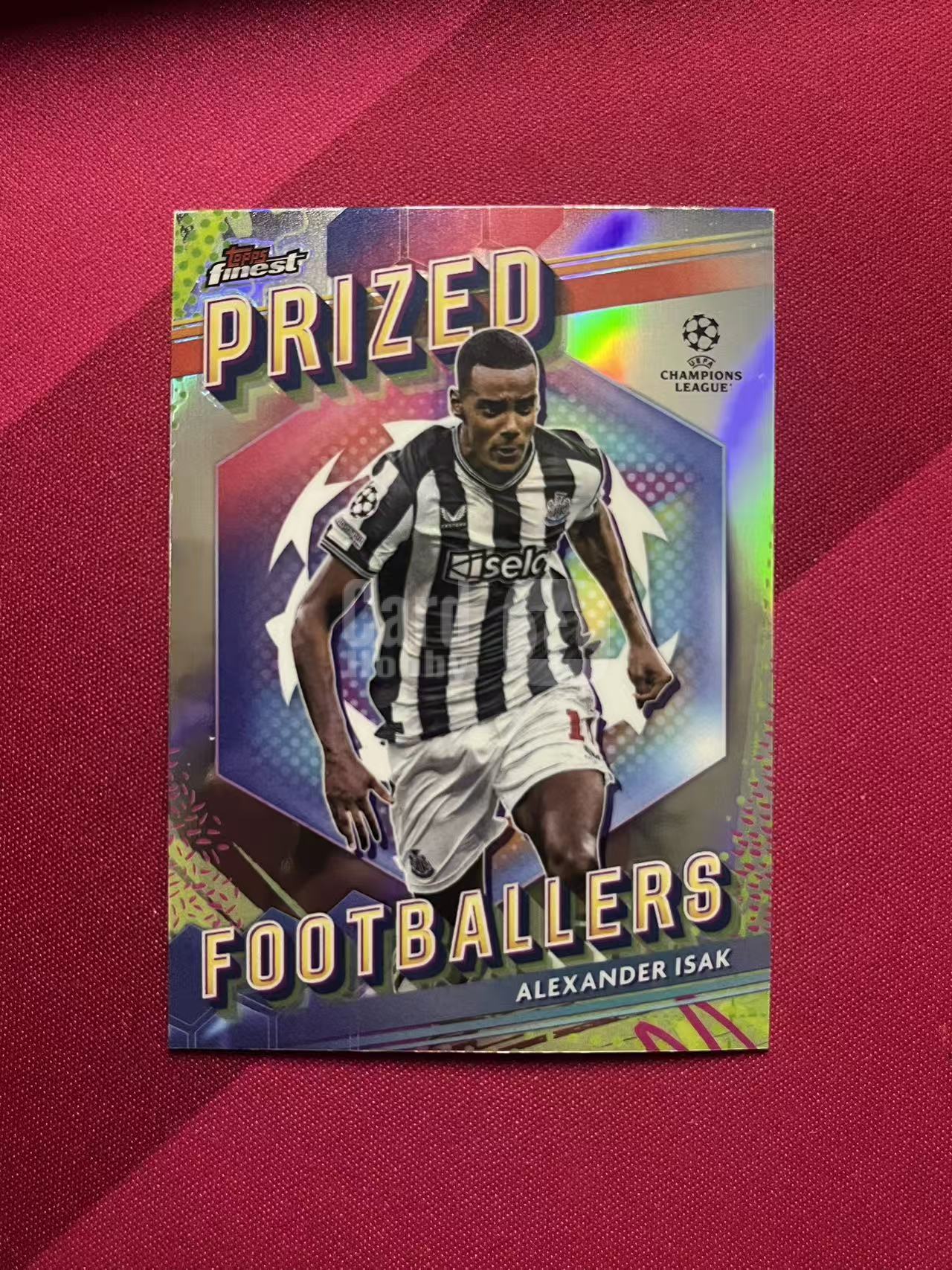 2024 Topps Finest Alexander Isak #PF-14 纽卡斯尔联 典范球员 伊萨克 欧冠 银折 A3