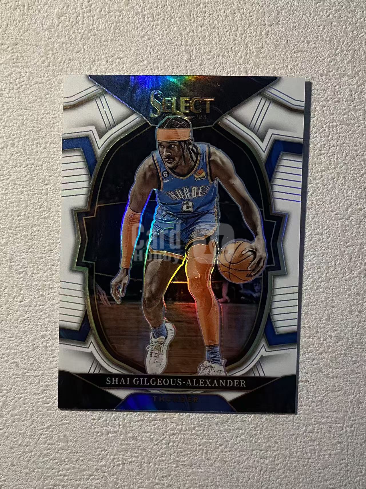 2022-23 Panini Select Shai Gilgeous-Alexander 雷霆 亚历山大 sga /149编 大比例 白折 折射 瑕疵如图 收藏必备