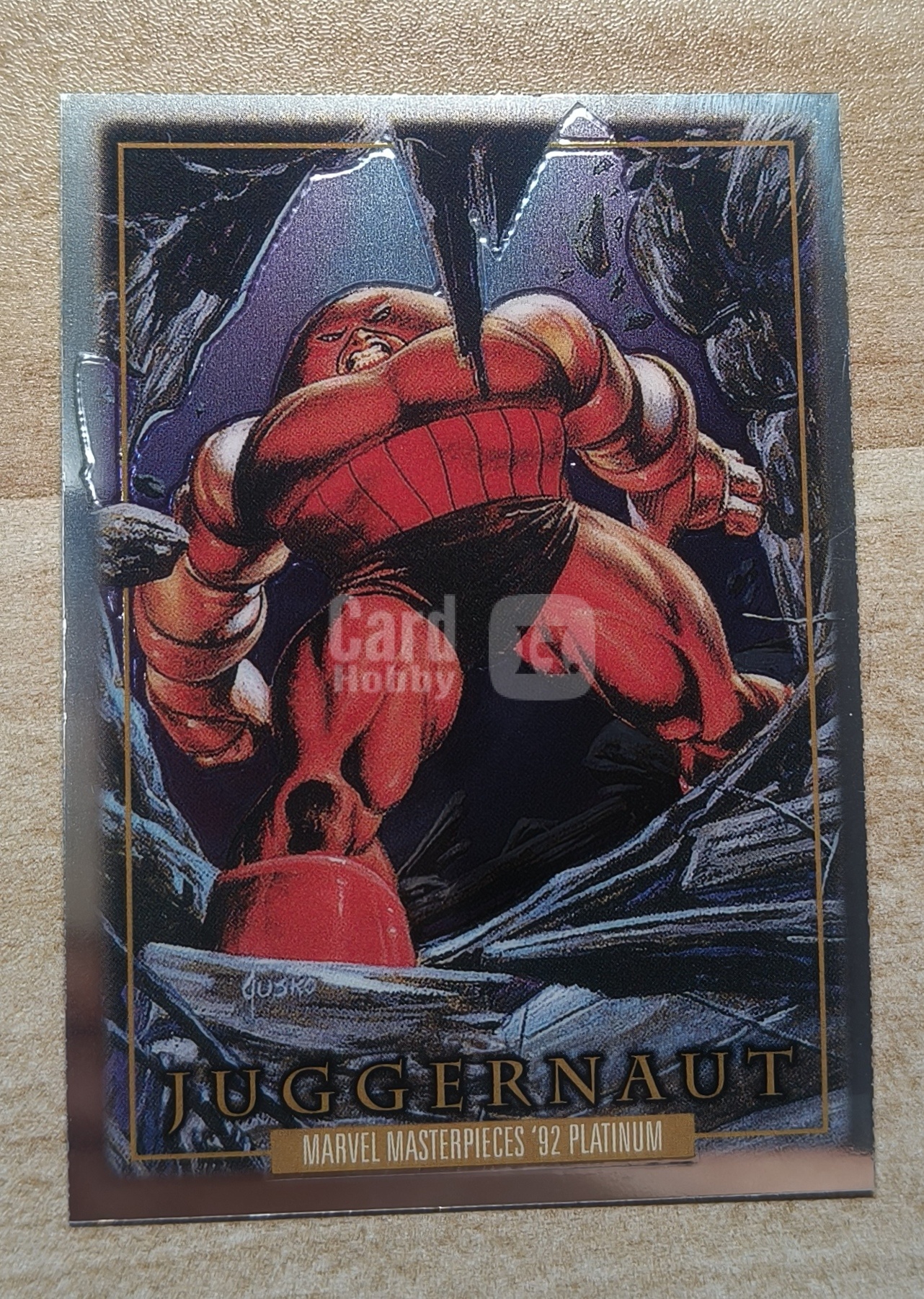 Juggernaut Card 2024 Upper Deck Marvel Masterpieces '92 Platinum Juggernaut 【免费代卖】红坦克 ...