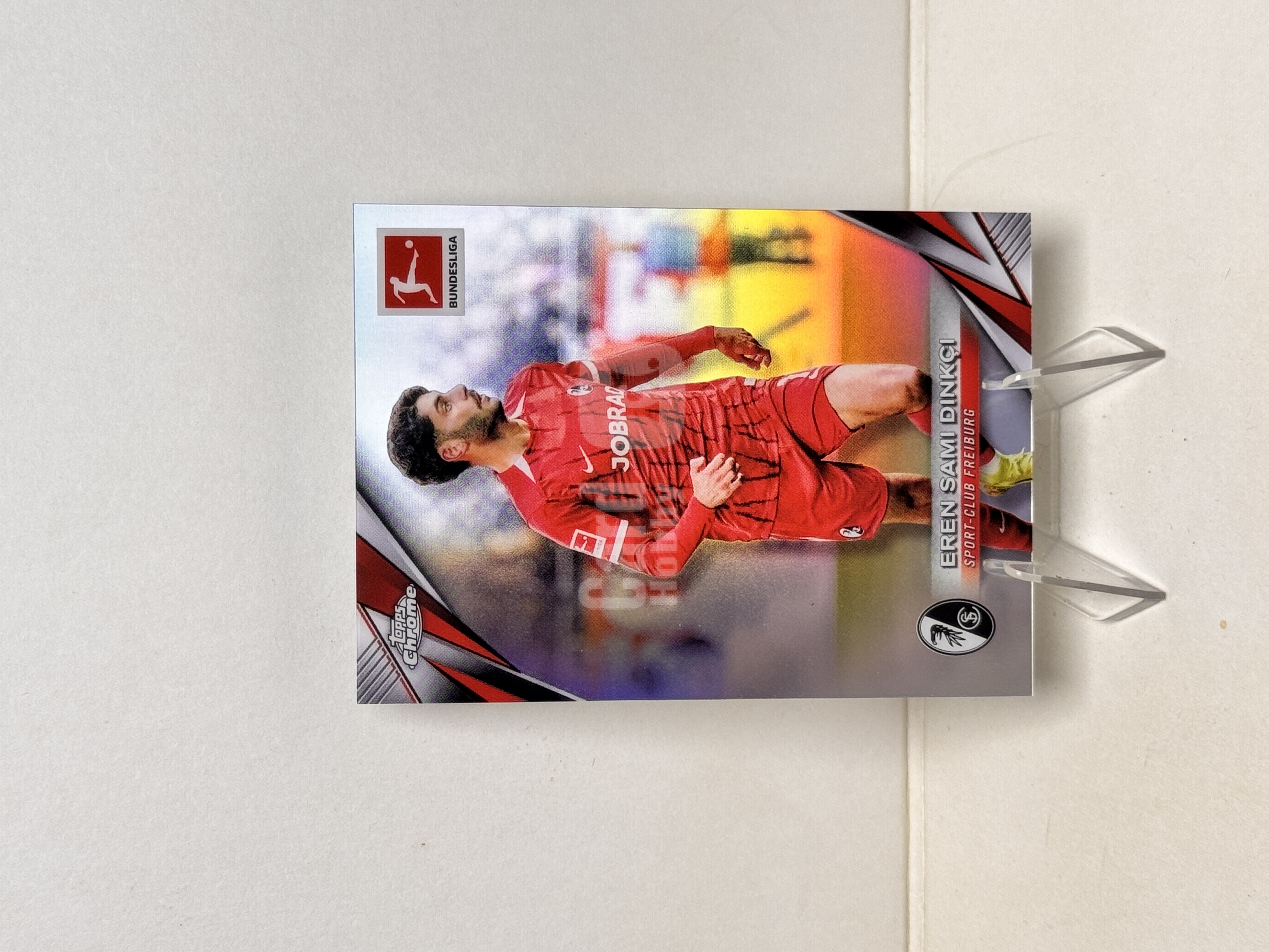 2025 Topps Chrome Eren Sami Dinkci 德甲 TC 弗莱堡 丁克奇 银折 折射 实卡精美 收藏必备 卡品如图 【星爷代拍】F1-4