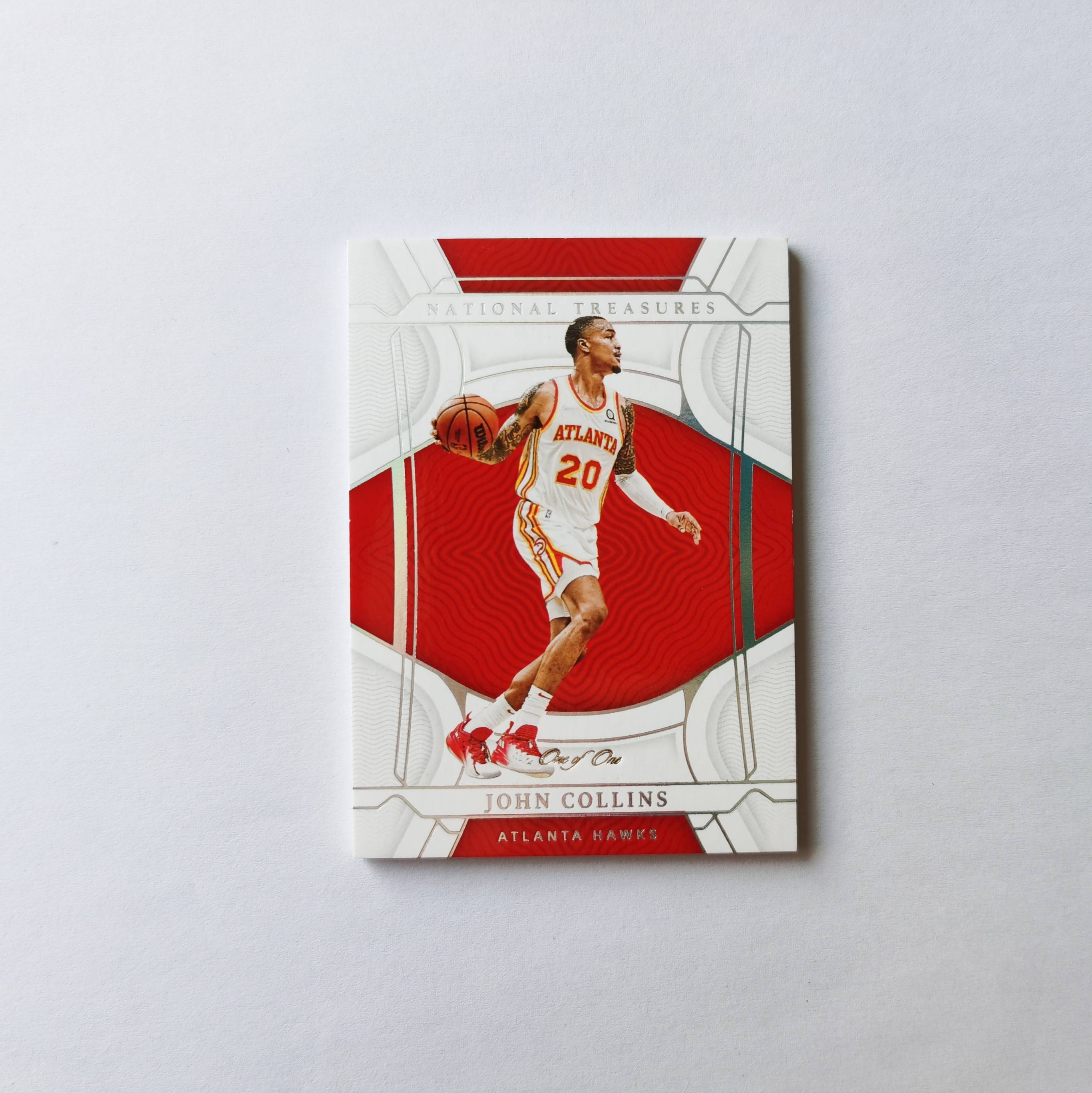 里脊拍卖 2021-22 imm 约翰 科林斯 1/1 1 OF 1 one of one 湖水蓝 老鹰 爵士 快船 马刺 柯林斯 哈登 保罗 伦纳德 卡品如图 超级经典 收藏佳品 (送卡具)