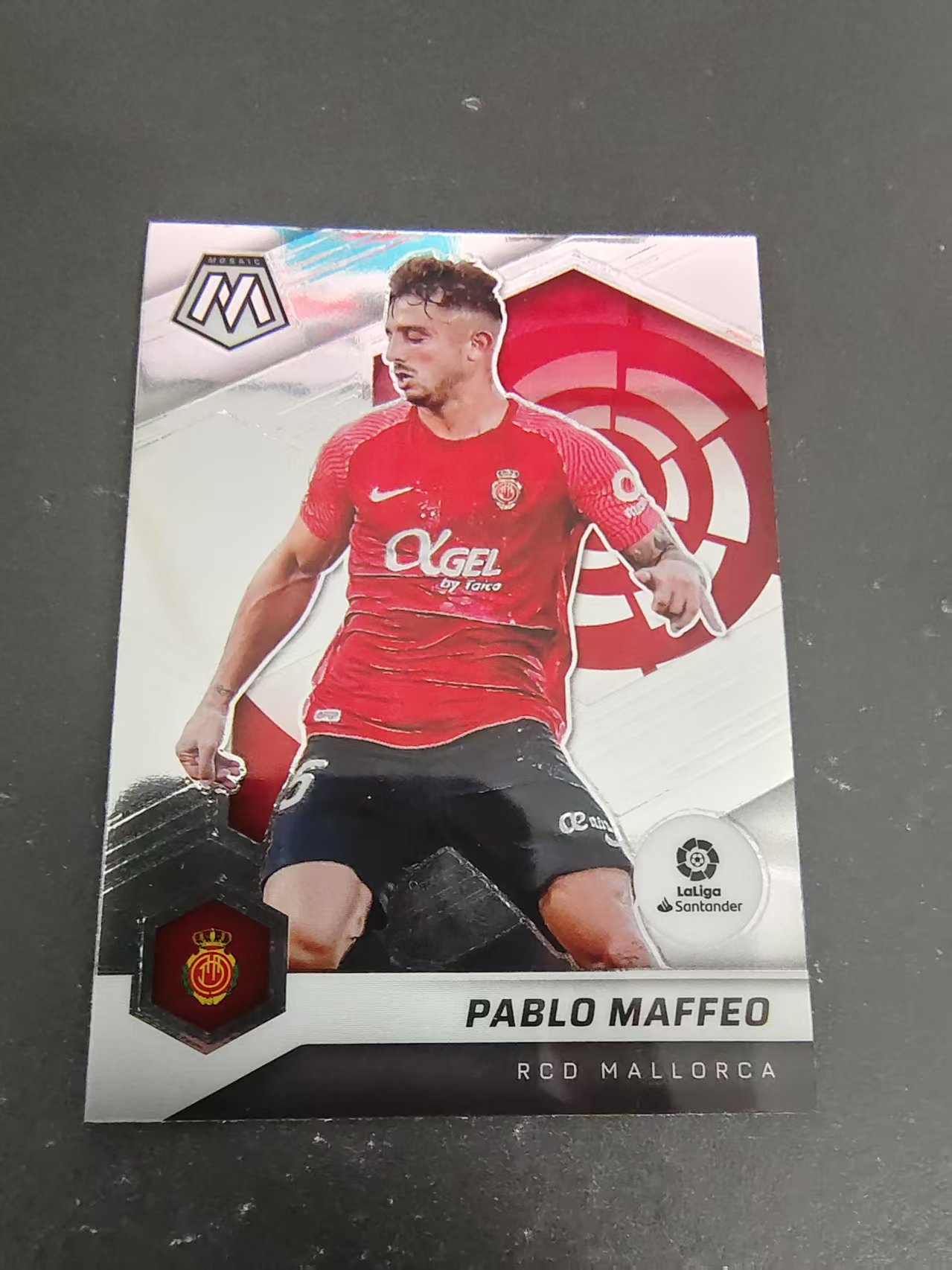 【可合并,不累计】2021-22 Panini Mosaic Pablo Maffeo 马赛克 西甲 马洛卡 马菲奥 划痕 边角瑕疵 #69