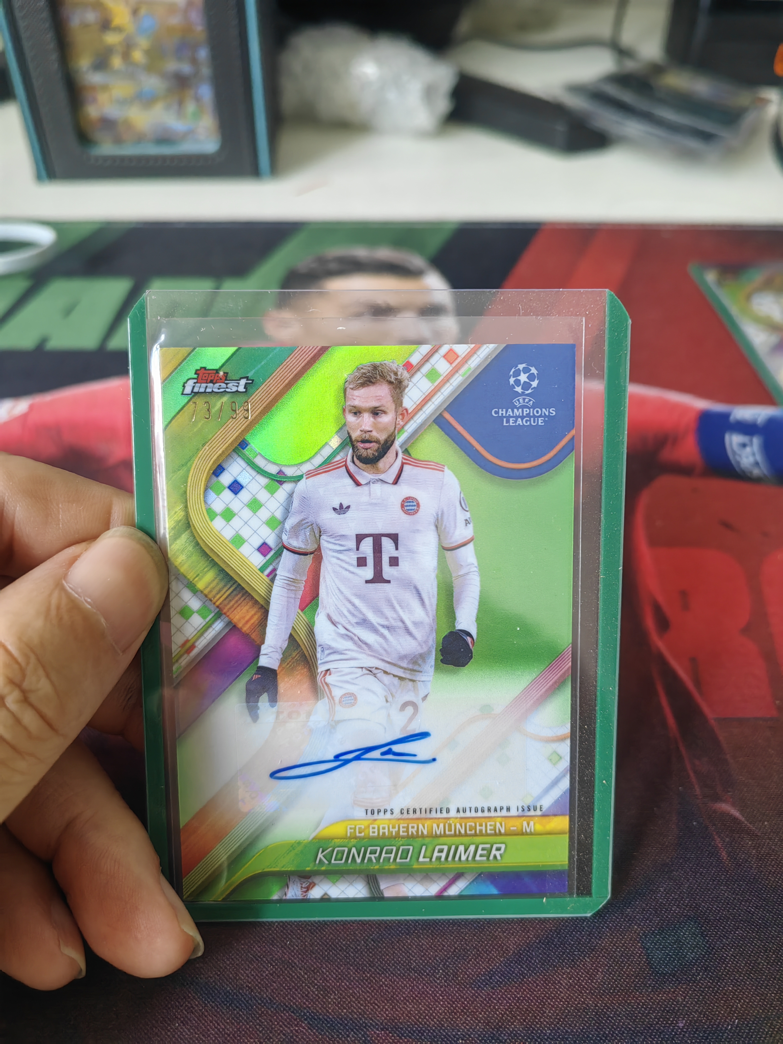 2025 Topps UEFA Champions League Konrad Laimer 莱默尔 拜仁球员 99编签字卡!!!
