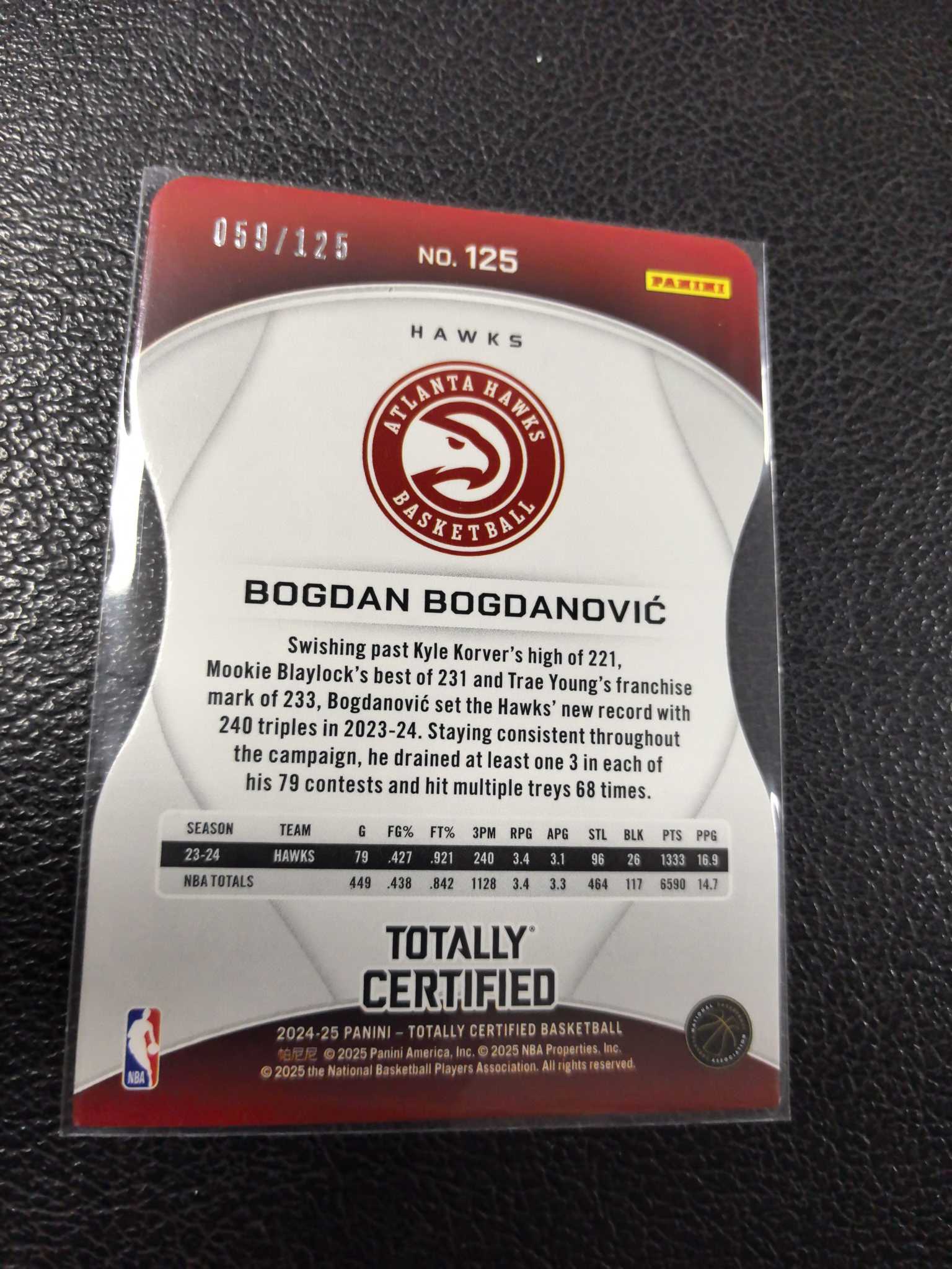 2024-25 博格达诺维奇 125编 卫生巾 粉折 爆炸 异形 11-8