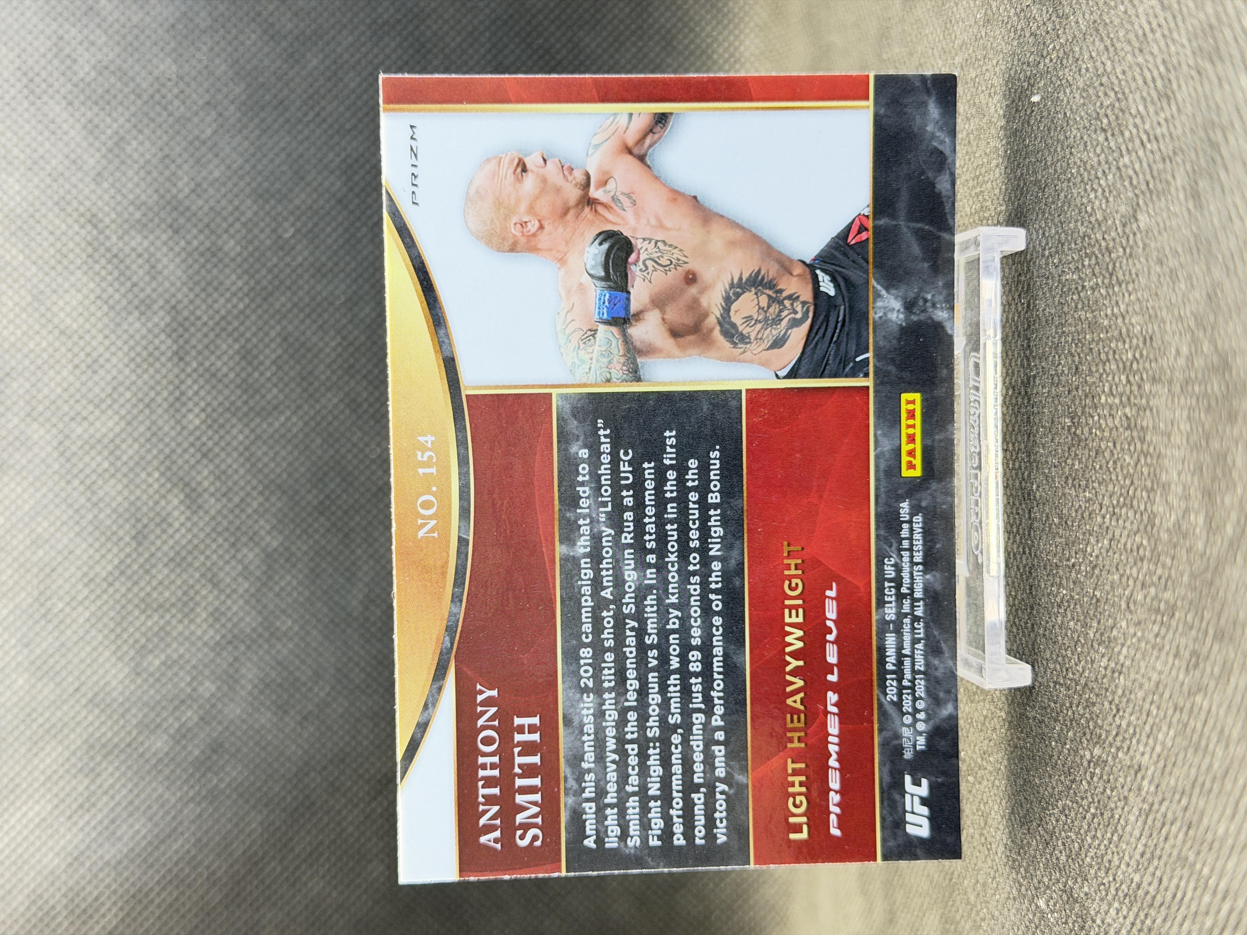 2021 Panini Select Anthony Smith #154 安东尼·史密斯 银折