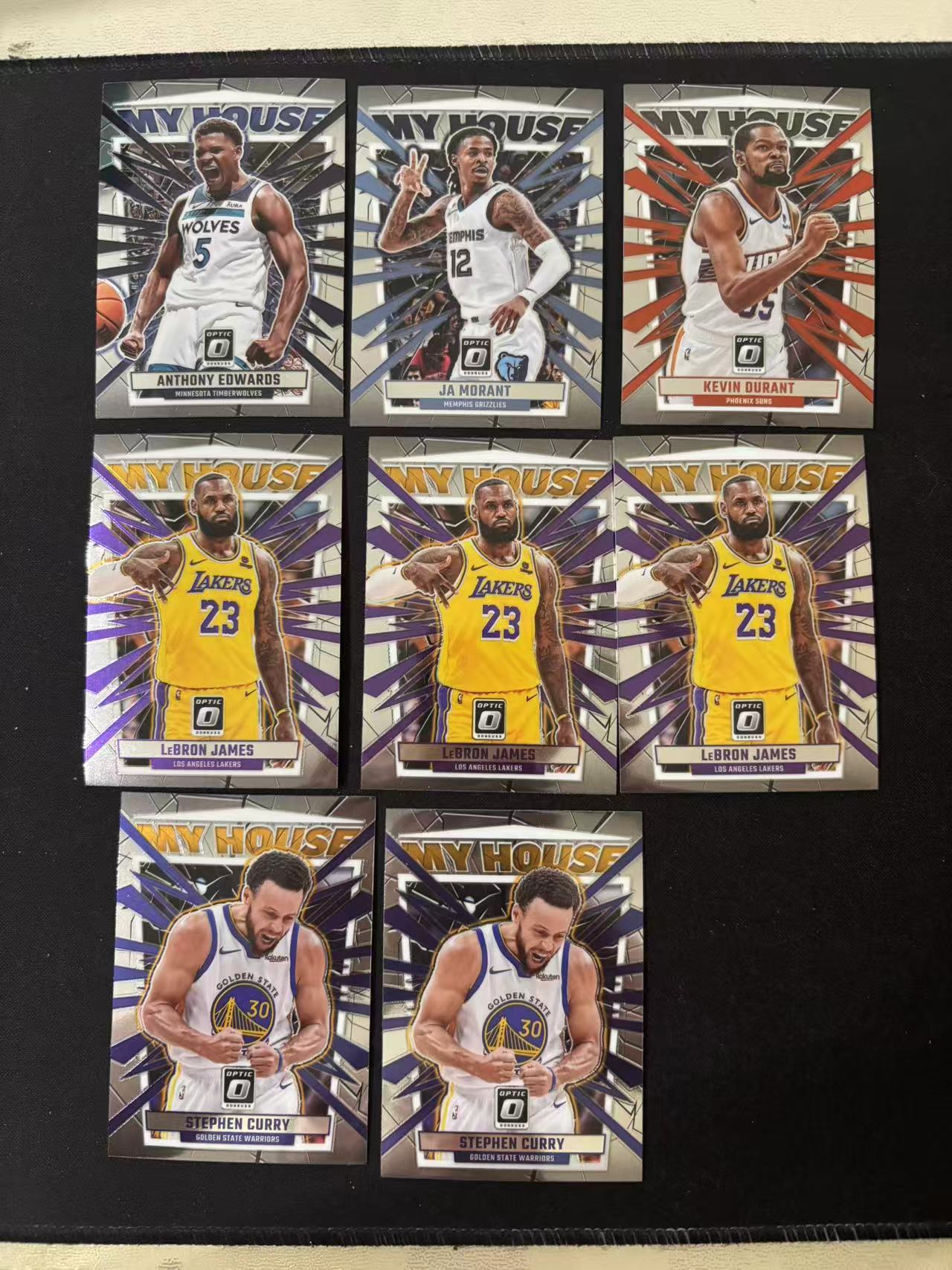 【星辰】PANINI 23-24 OPTIC系列 特卡 MY HOUSE 爱德华兹 莫兰特 杜兰特 勒布朗 詹姆斯 史蒂芬 库里 好人 一图打包