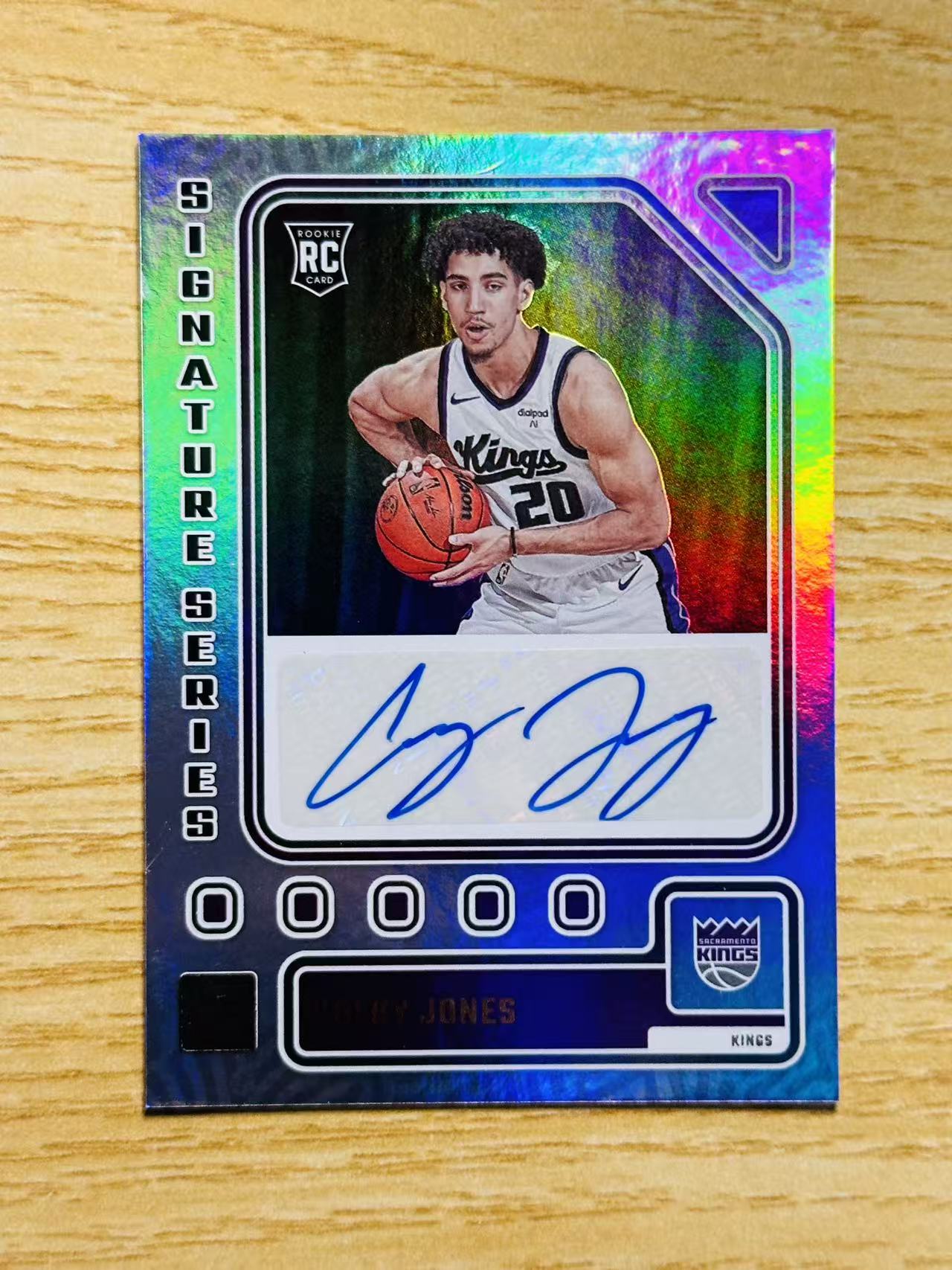 2023-24 Panini Donruss Colby Jones 嘿嘿代卖 杜蕾斯 科尔比 琼斯 新秀 RC 签字 银折 国王 收藏必备